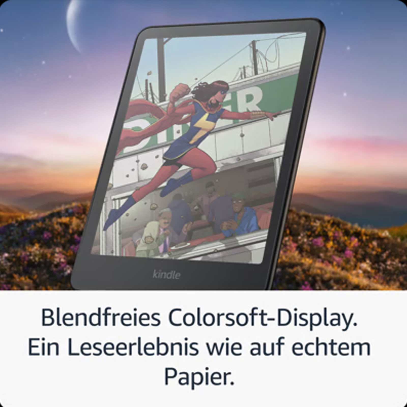 Amazon Kindle Colorsoft, Schwarz eBook-Reader (7 Zoll)