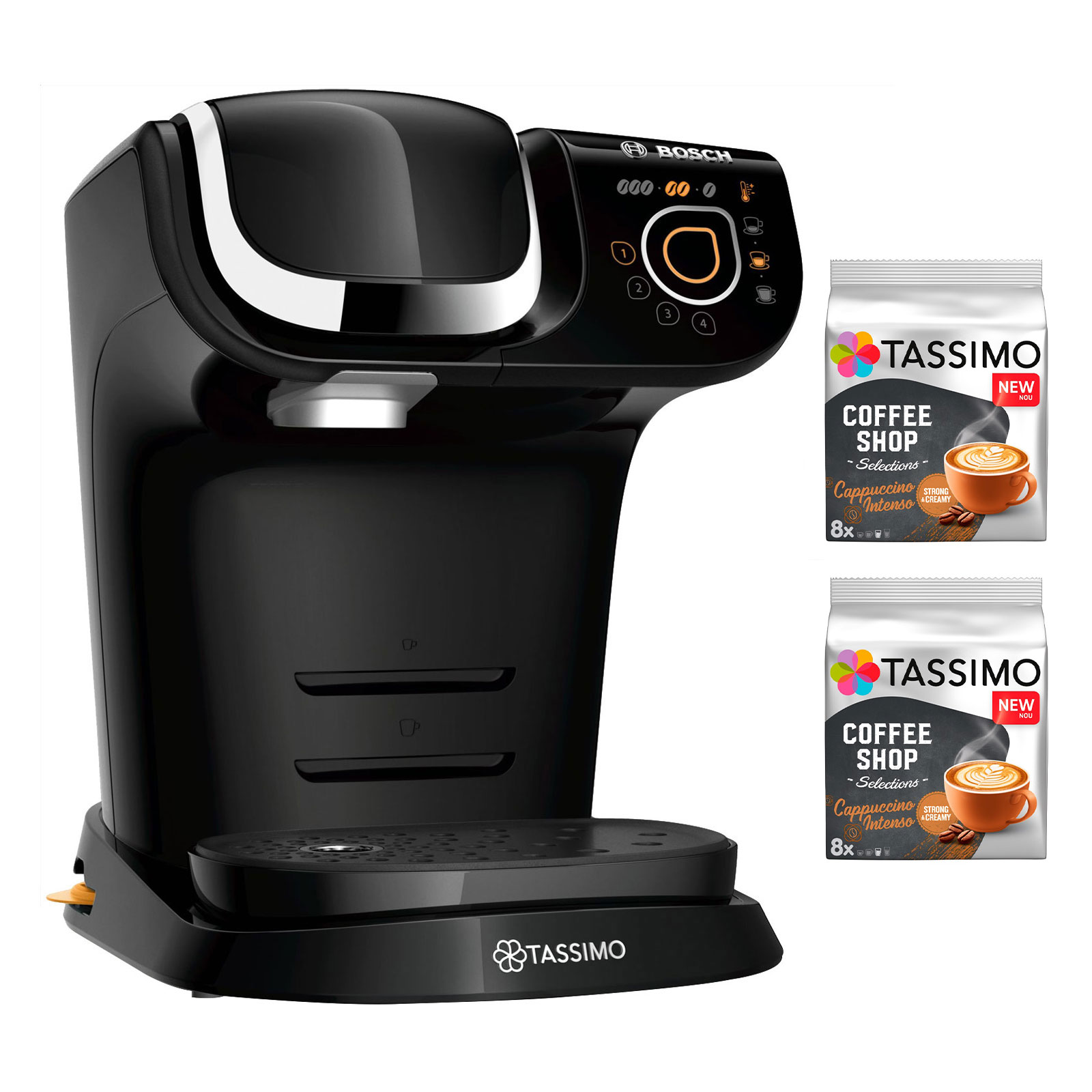 Bosch Tassimo Kapselmaschine inkl. 2x Cappuccino Intenso