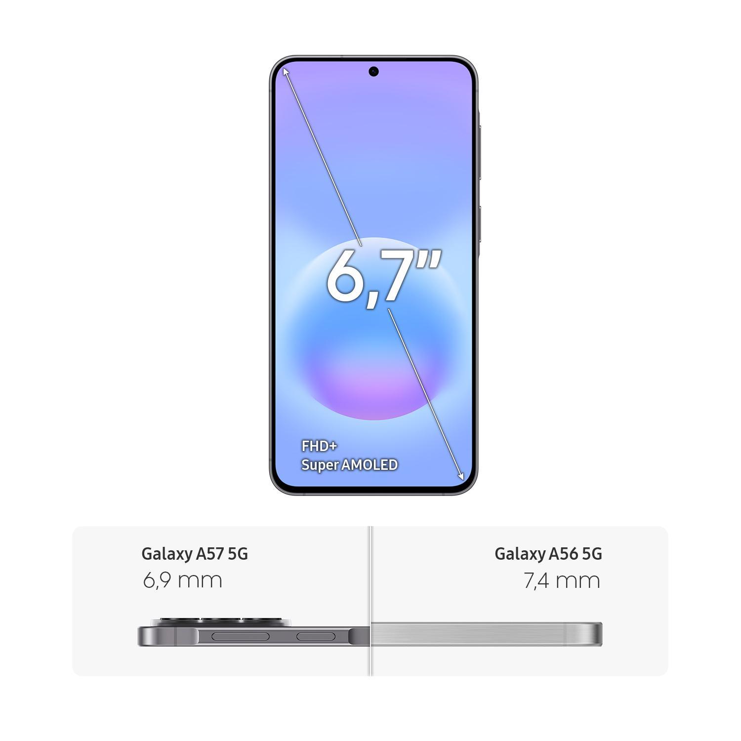 Samsung Galaxy A57 5G 128GB Awesome Gray Smartphone
