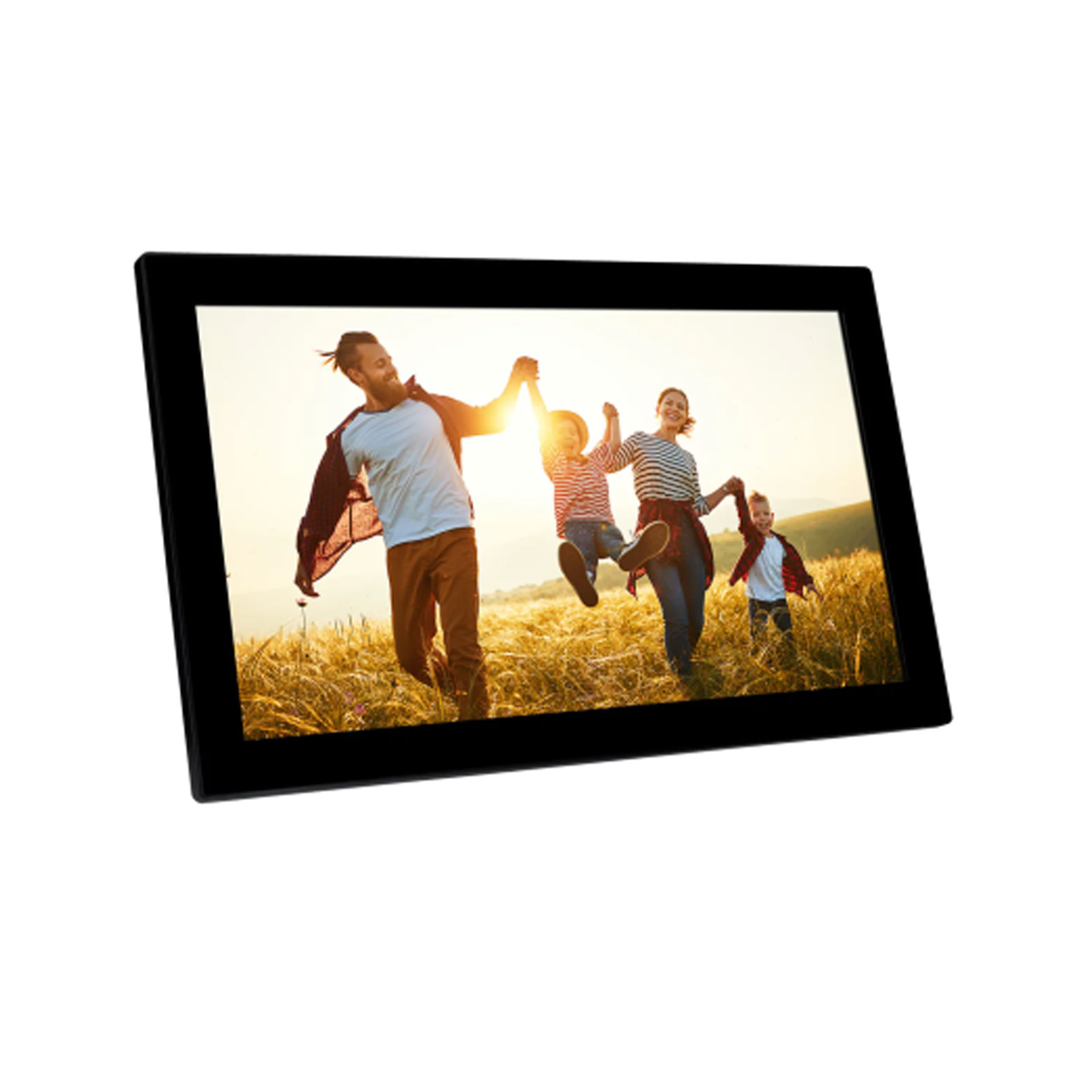 ROLLEI Smart Frame WiFi 210 Digitaler Bilderrahmen (21,5 Zoll Bildschirmdiagonale, Full-HD-Auflösung, IPS-Panel ,Touchscreen, Frameo-App)