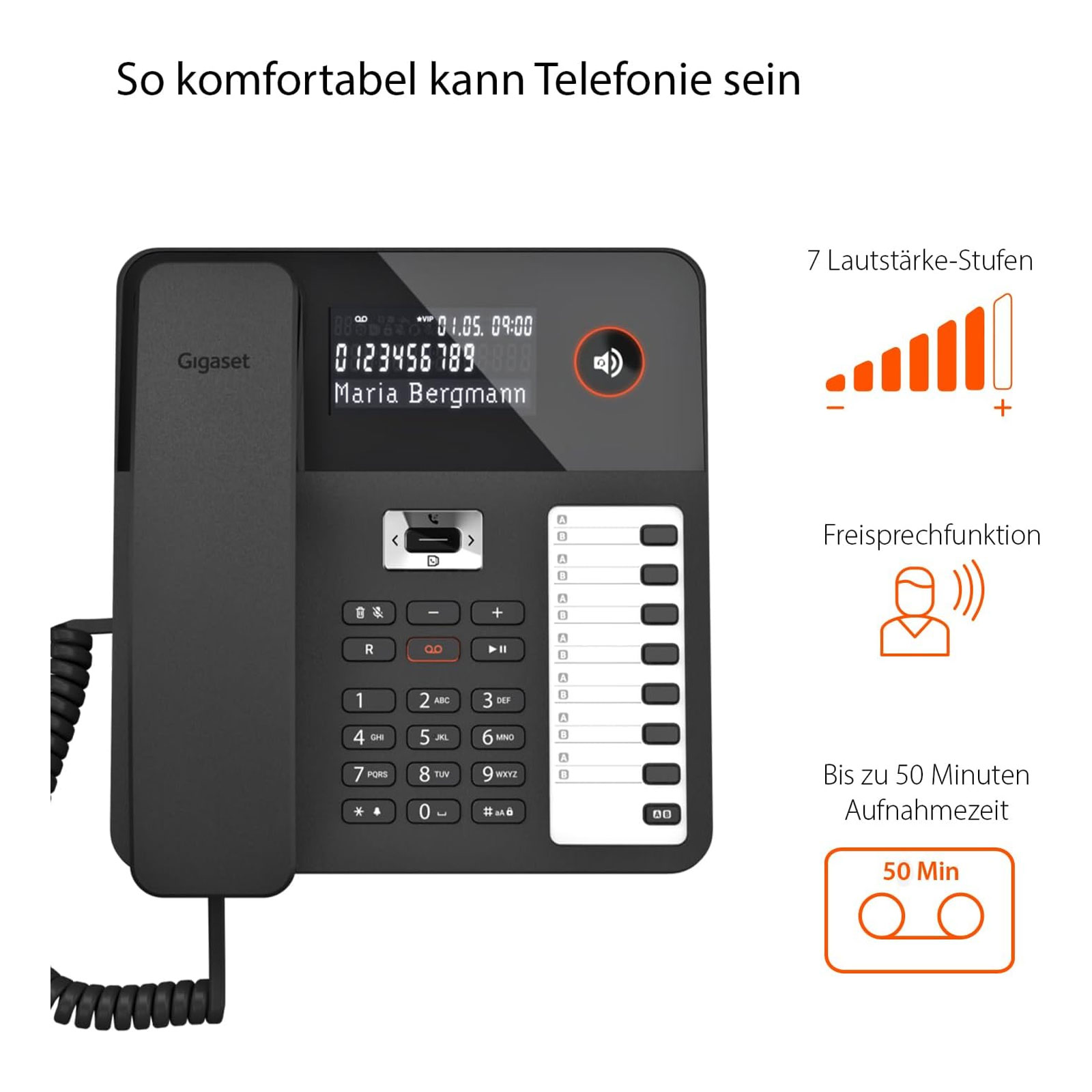 Gigaset Desk 800A Schnurgebundenes Telefon Gigaset Desk 800A Schnurgebundenes Telefon