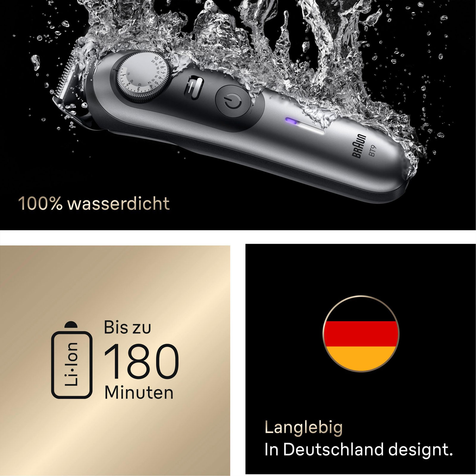 BRAUN Serie 9 BT9520 Barttrimmer