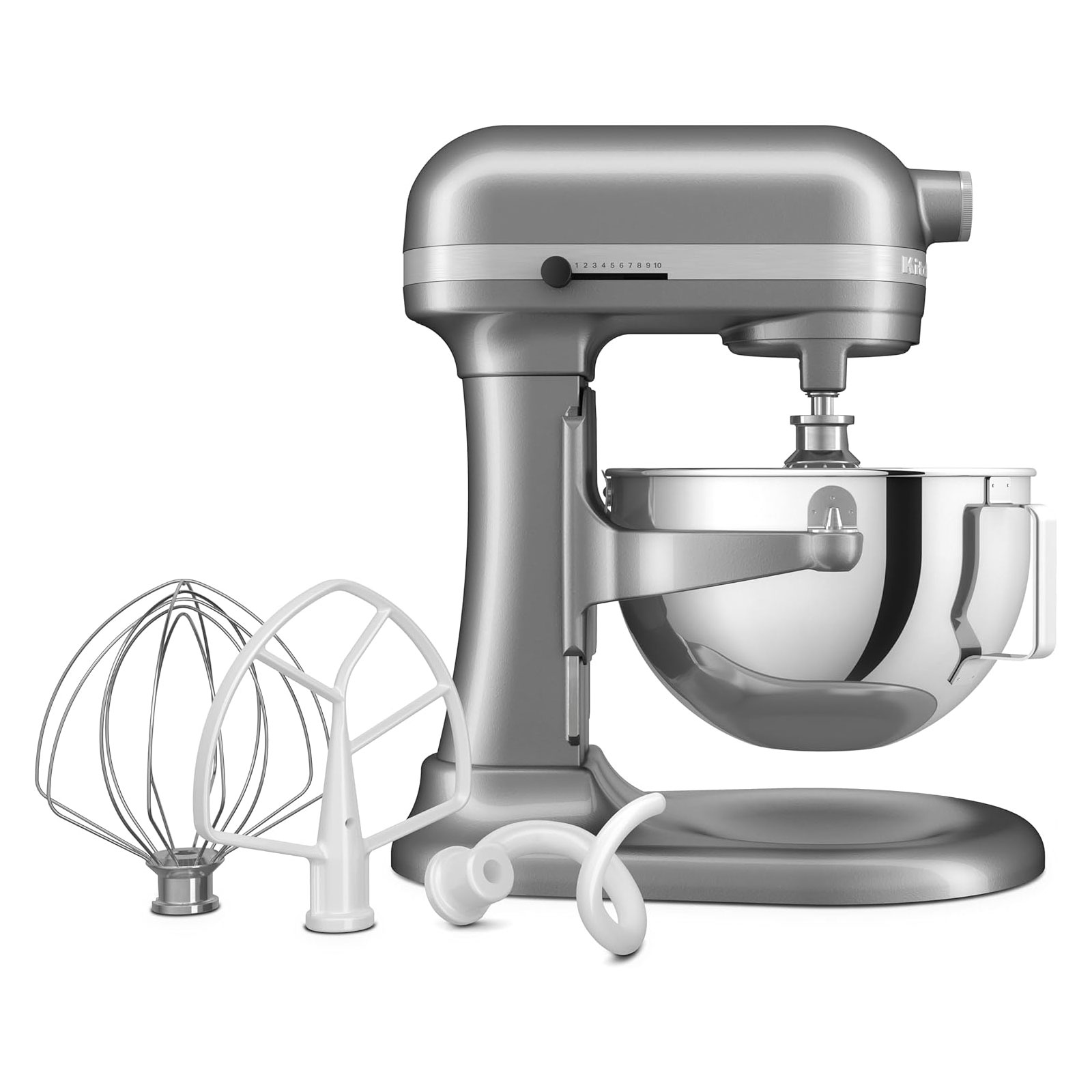 KitchenAid 5KSM55SXX Heavy Duty inkl. 5KSMB70 Edelstahlschüssel 6,6 L