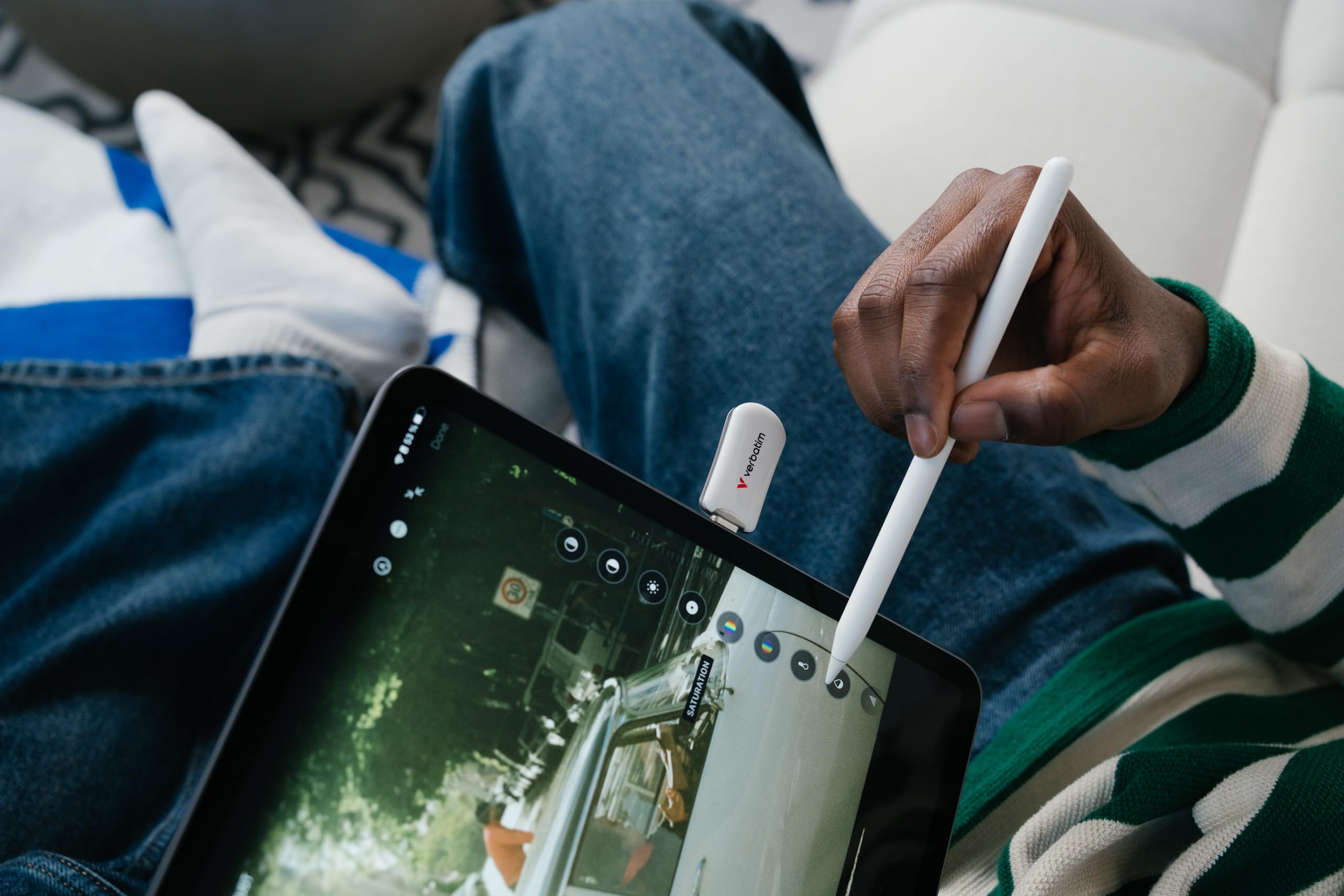 Verbatim Plectra USB-C Flash Drive White 64GB, 30228