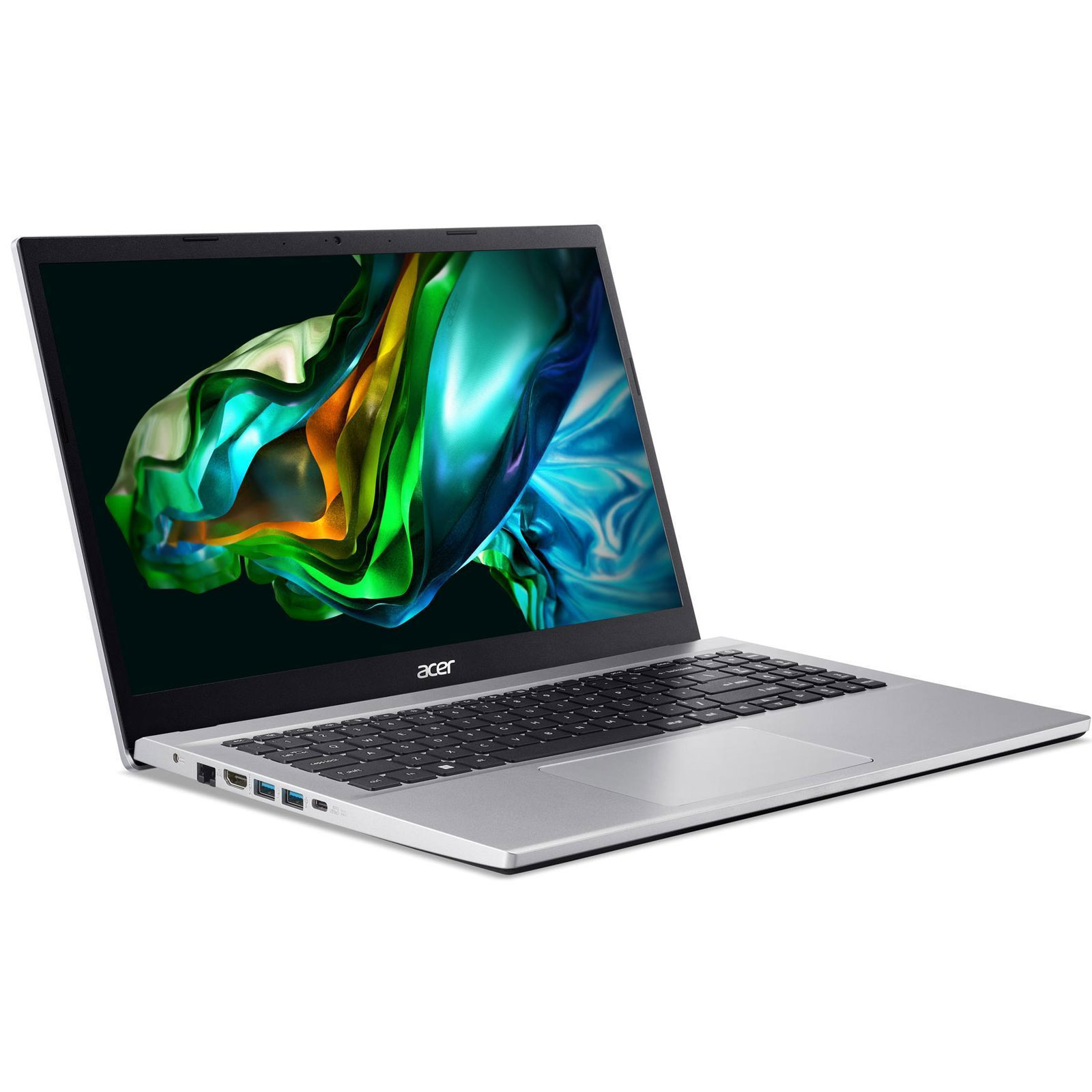 ACER Notebook Aspire 3 (A315-44P-R844), Silber, 15,6 Zoll, Full HD, IPS, AMD Ryzen 7 5700U, 16 GB, 512 GB M.2 SSD