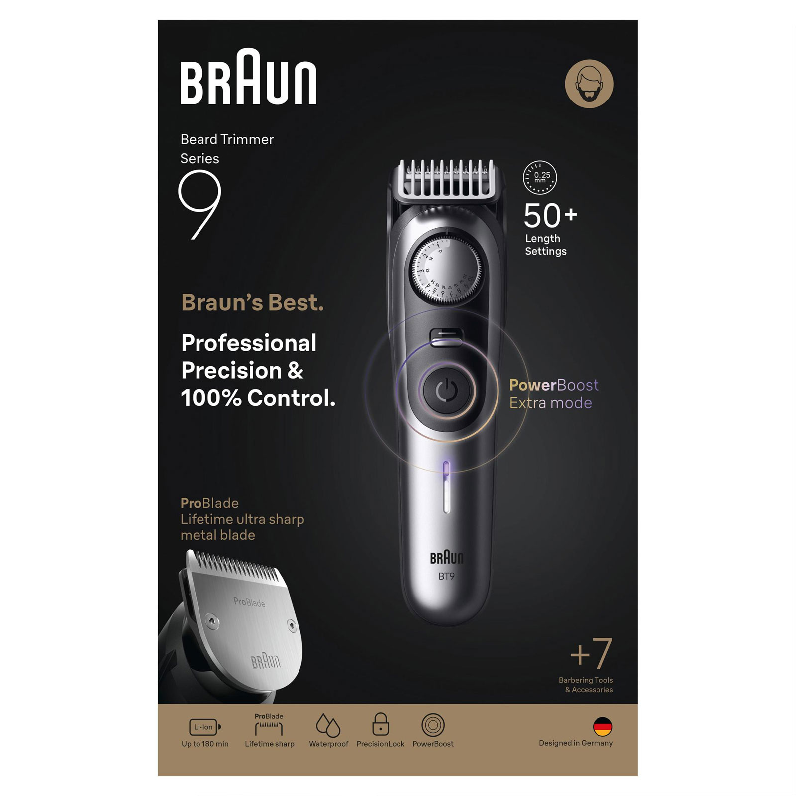 BRAUN Serie 9 BT9520 Barttrimmer