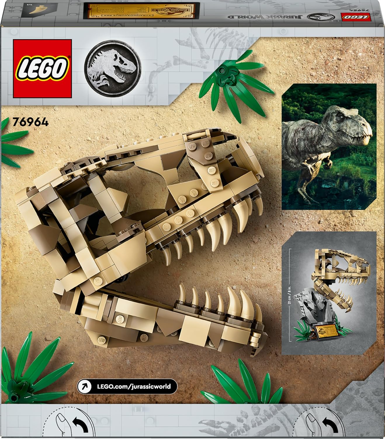 LEGO Jurassic World Dinosaurier-Fossilien: T.-rex-Kopf 76964