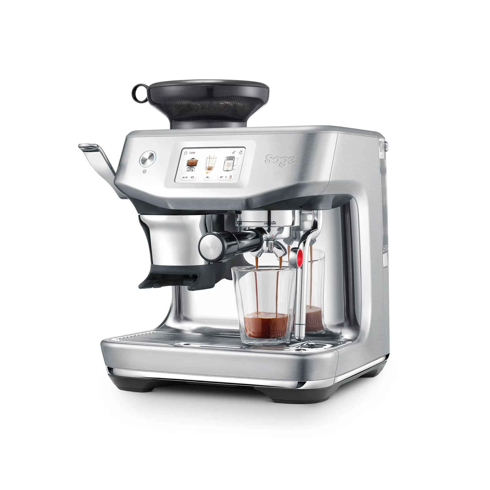 Sage SES881BTR Impress Touch Siebträger-Espressomaschine Sage SES881BTR Impress Touch Siebträger-Espressomaschine