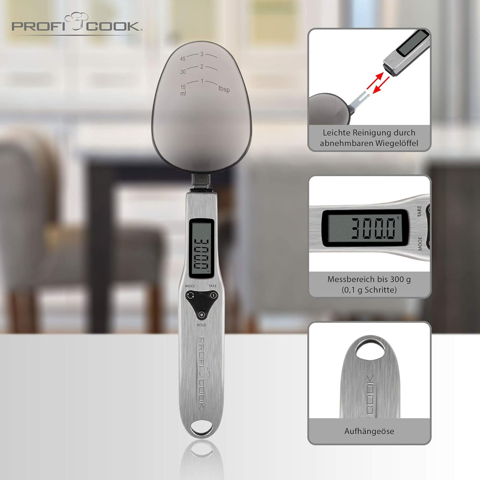 PROFICOOK PC-LW 1214 Präzisionswaage PROFICOOK PC-LW 1214 Präzisionswaage