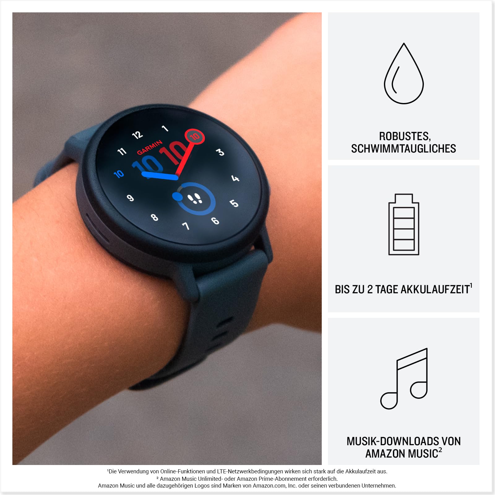 Garmin Bounce 2 (43mm) - LTE Smartwatch für Kinder