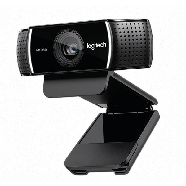 Logitech C922 Pro Stream Webcam Full HD 1920 x 1080 30f/s Zwei Mikrofone USB