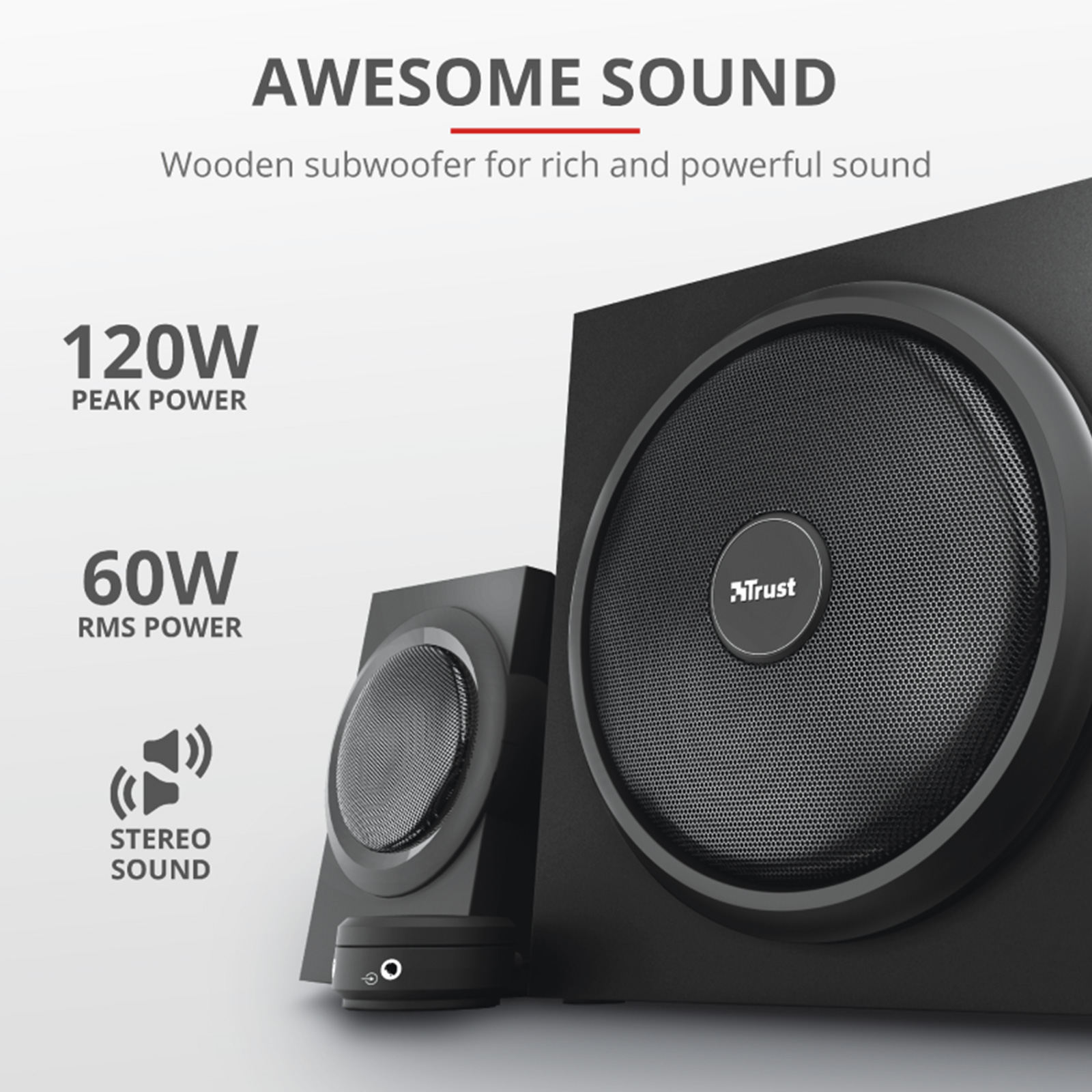 TRUST YURI 2.1 SPEAKER SET TRUST YURI 2.1 SPEAKER SET