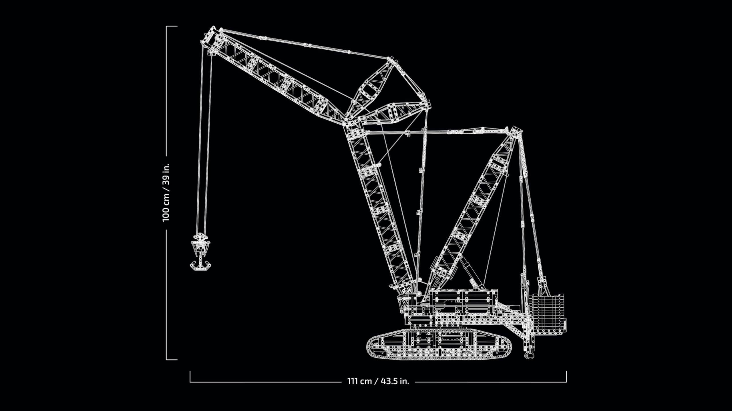 LEGO Technic Liebherr LR 13000 Raupenkran Set 42146