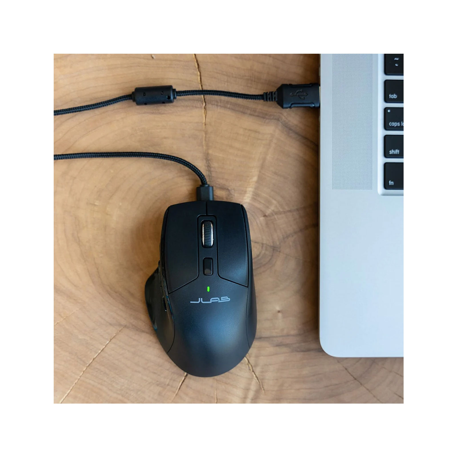 JLab JBuds Mouse Schwarz Funkmaus Bluetooth und 2,4 GHZ Dongle Ergonomisch