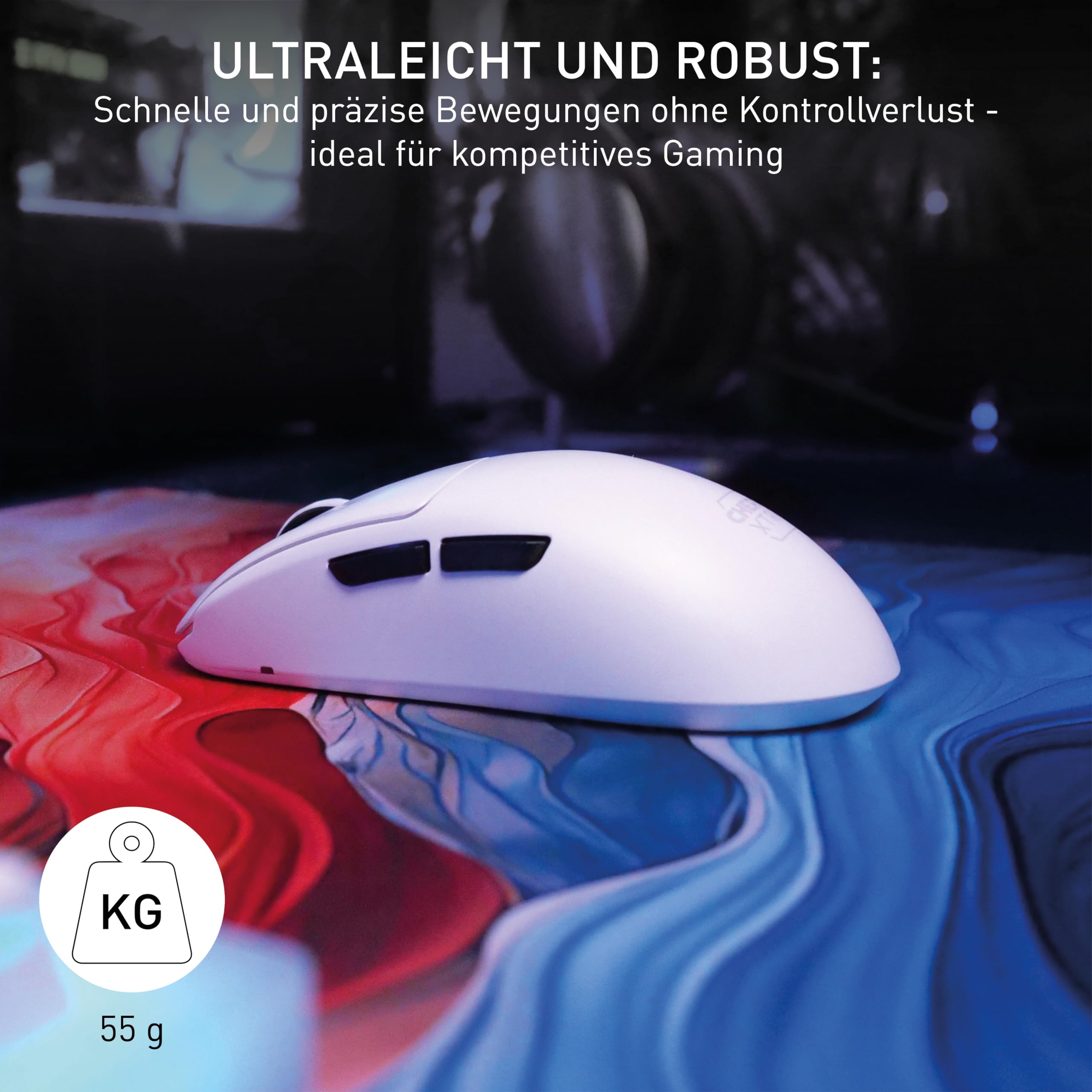 CHERRY XTRFY M68 Pro Wireless, Ultraschnelle Kabellose Gaming-Maus