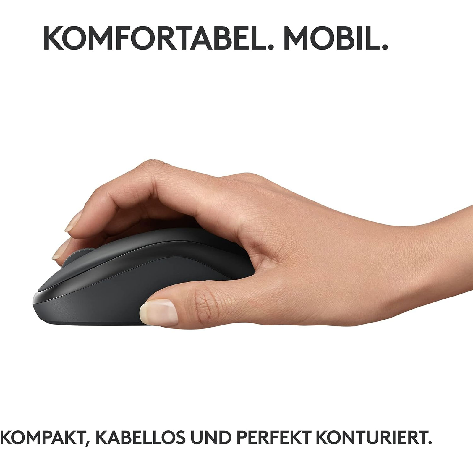 Logitech M240 Silent Maus, Grau