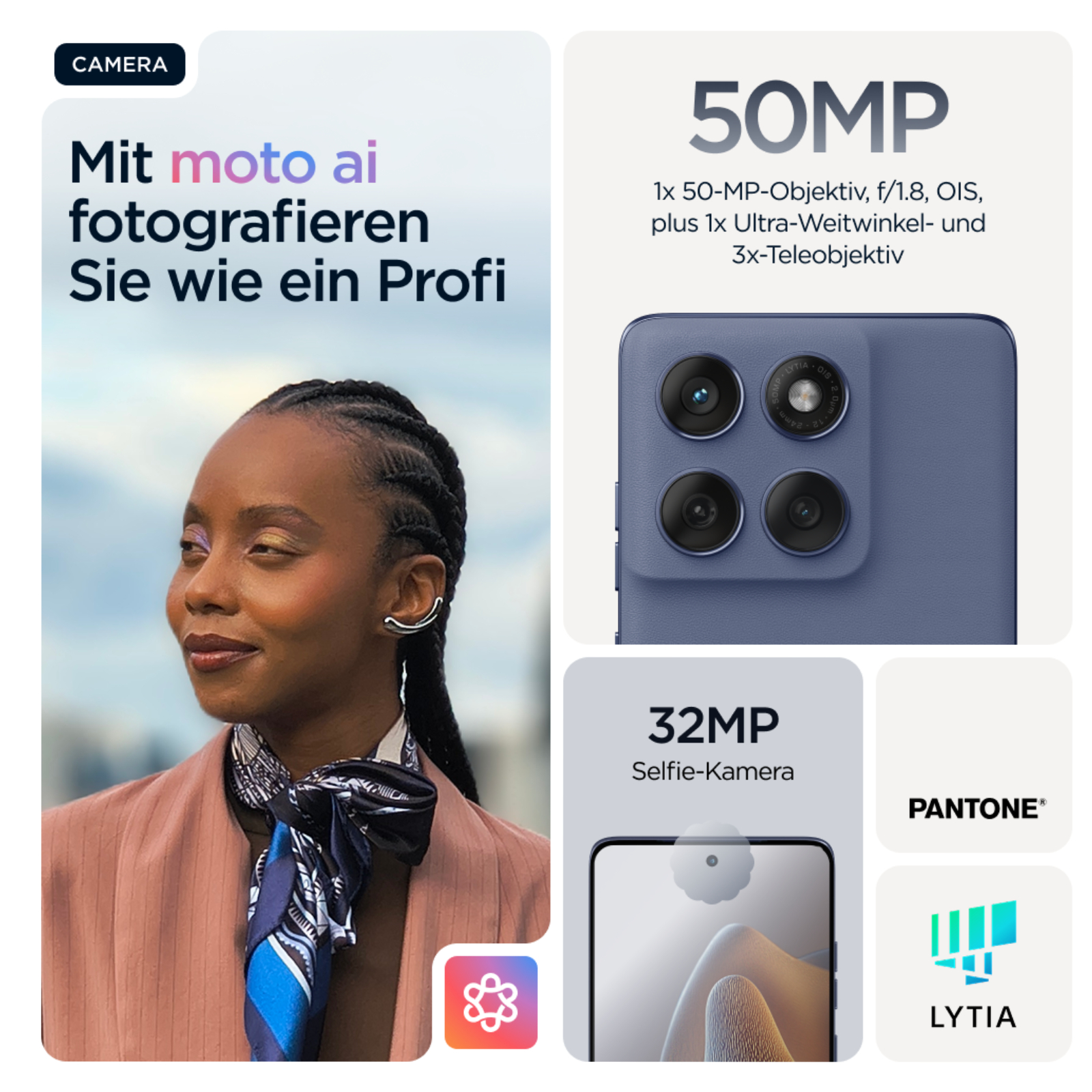 Motorola edge60 Fusion 5G 8GB + 256GB Slipstream Smartphone