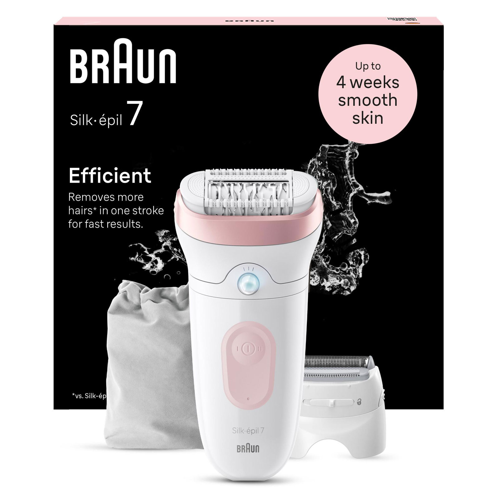 Braun Epilierer Silk-épil 7 7-030 MicroGrip Pinzettentechnologie Wet&Dry Made in Germany