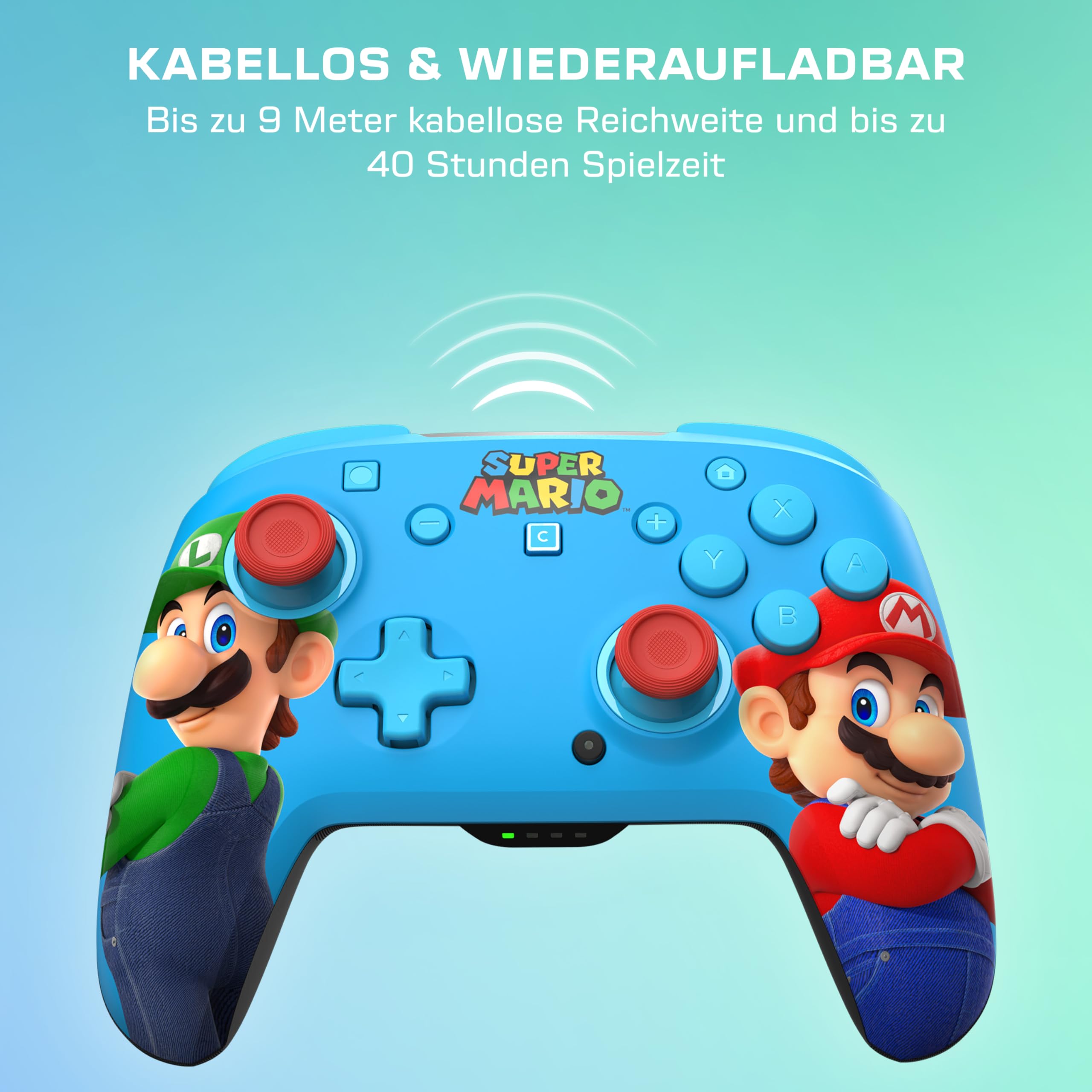 Turtle Beach Rematch Wireless Controller für Switch 2, Mario