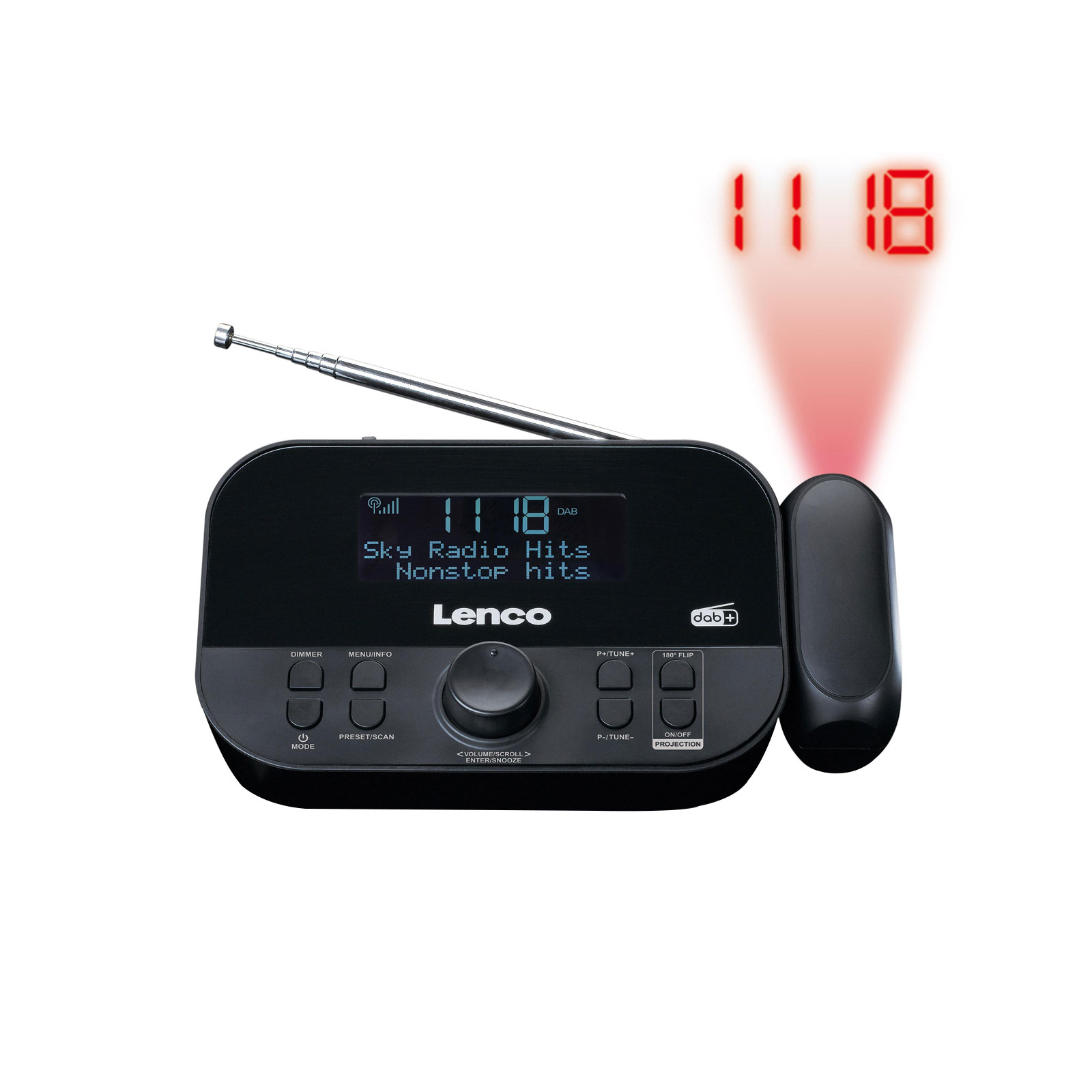 Lenco CR-615BK Radiowecker