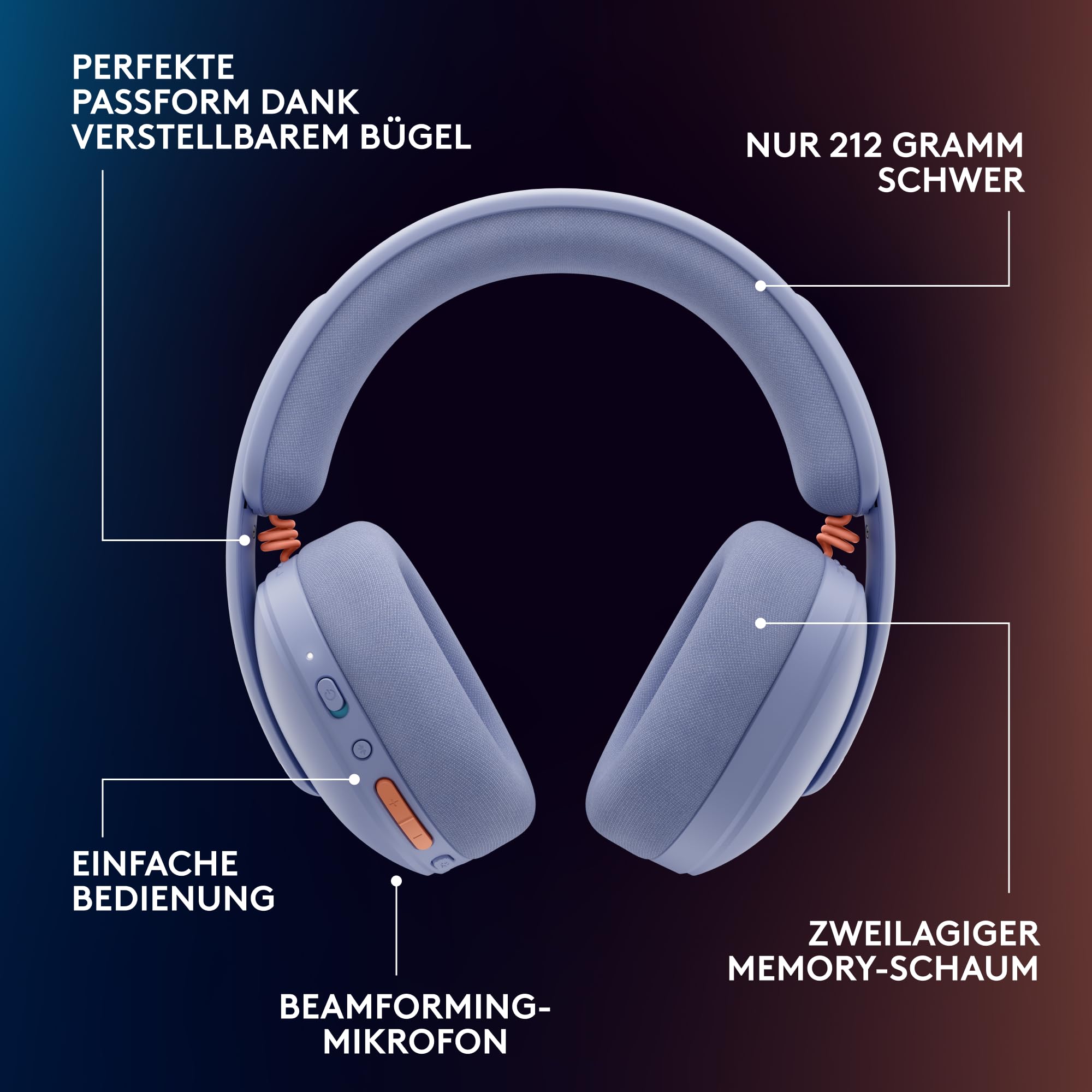 Logitech G325 Kabelloses LIGHTSPEED Gaming-Headset
