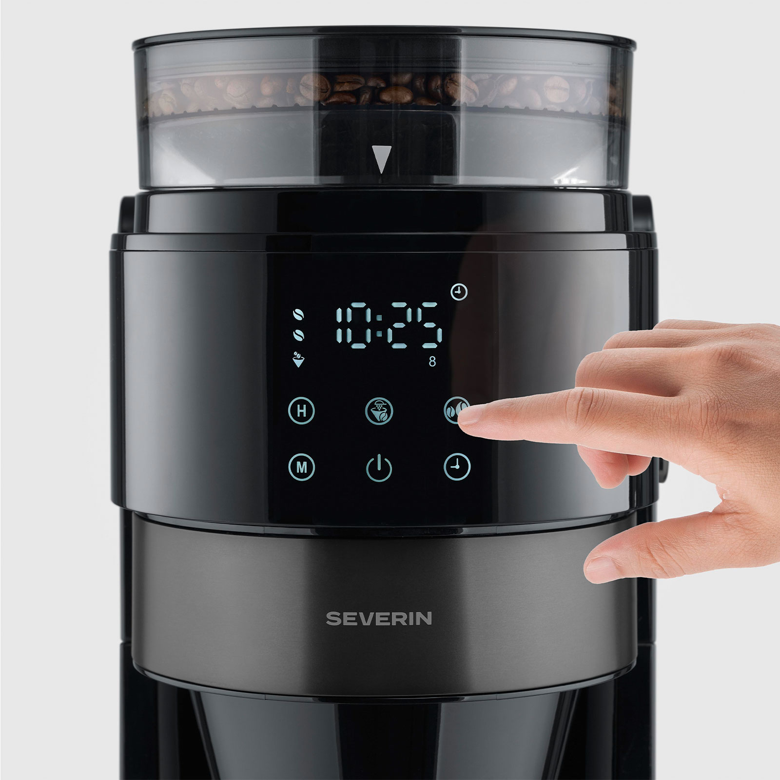 SEVERIN KA 4831 Filterkaffeemaschine mit Mahlwerk