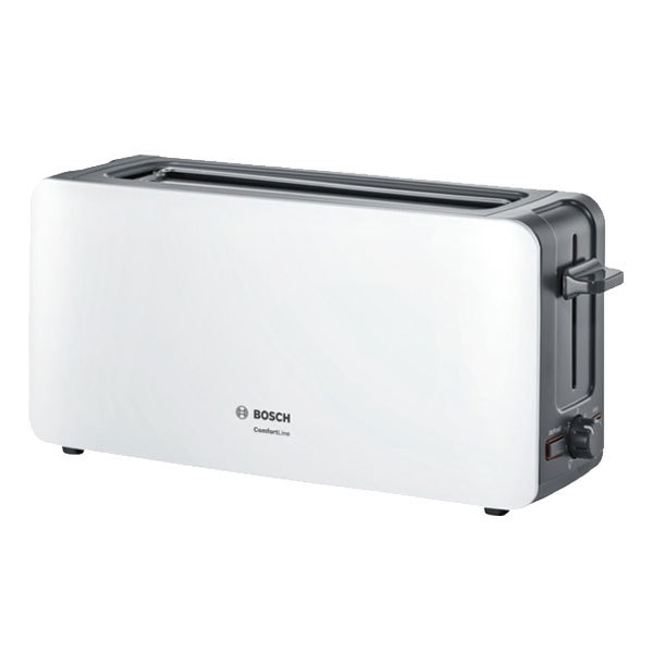 Bosch TAT6A001 ComfortLine Toaster Langschlitz Brotzentrierung