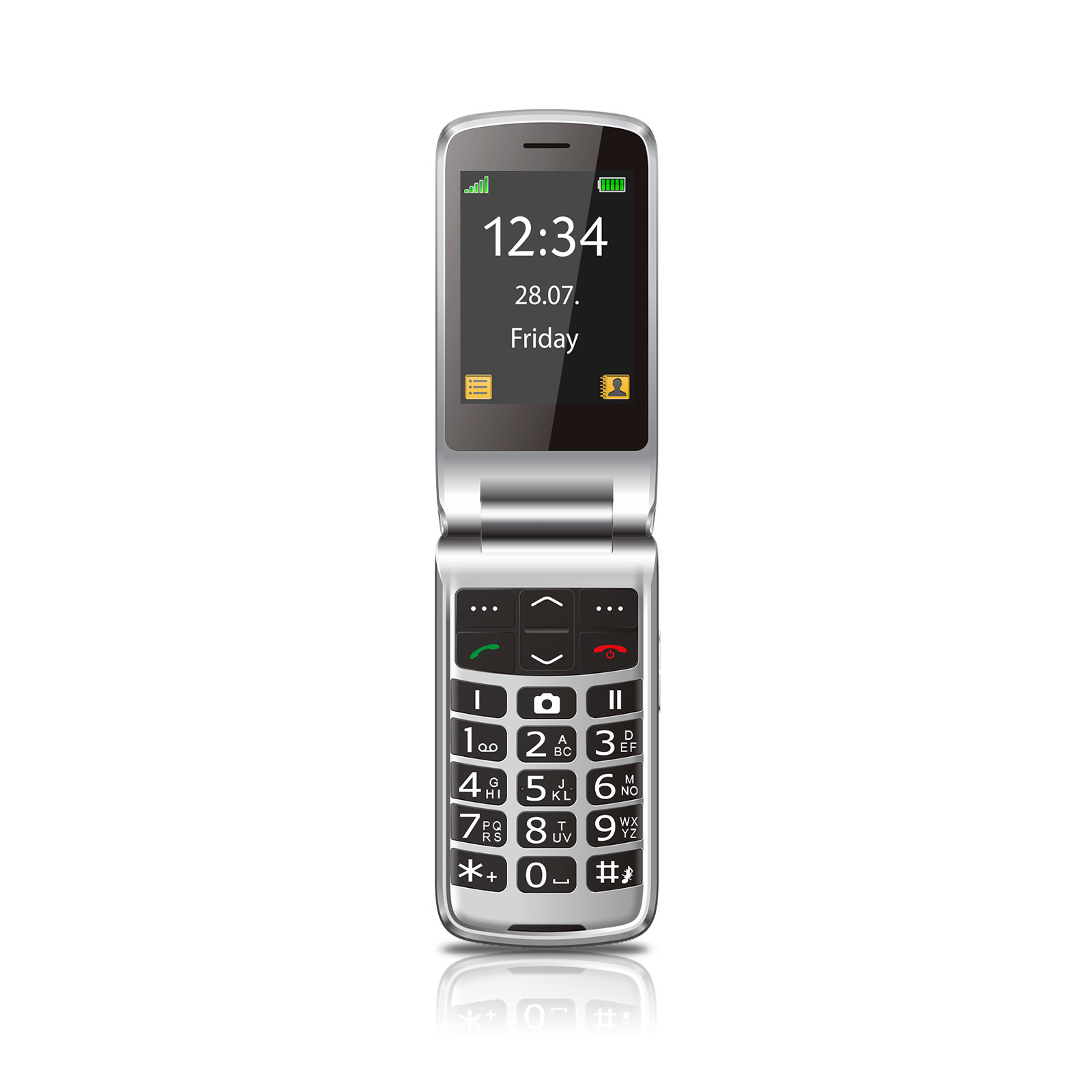 Beafon SL645 Plus 2G silber-schwarz (2025) Handy