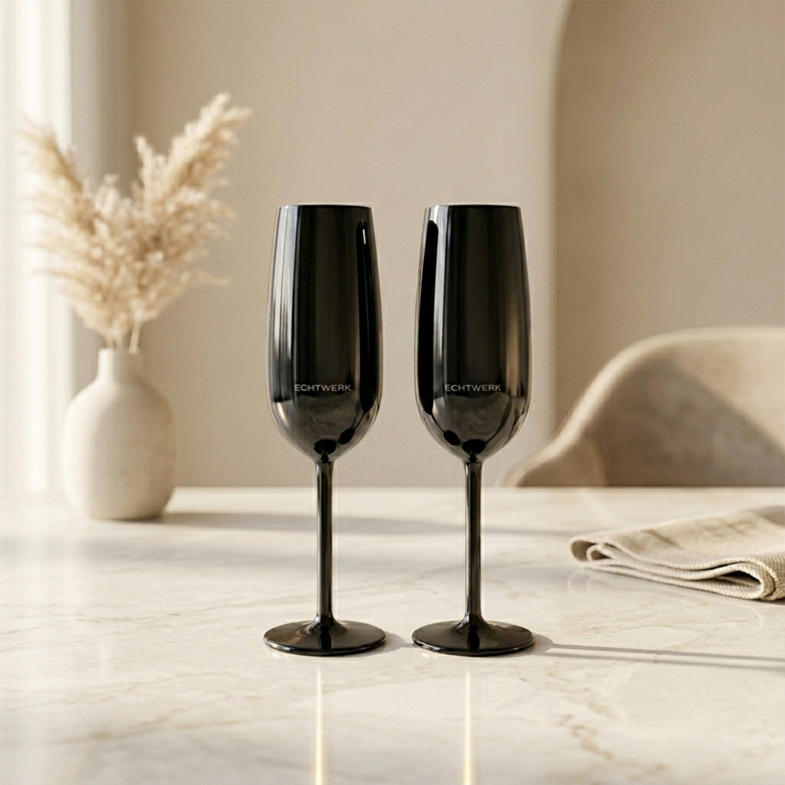 Echtwerk  Sekt-/Champagnerkelch Set 2tlg 
