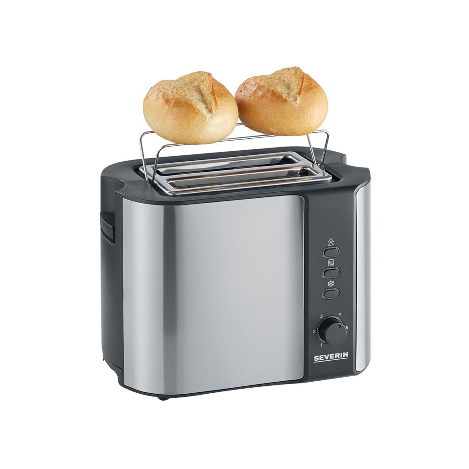 Severin AT 2589 Automatik Toaster Edelstahl