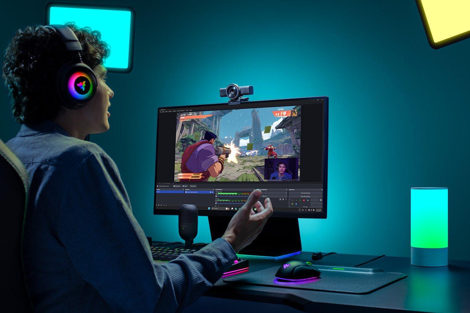 RAZER Kiyo V2 X, Quartz Webcam