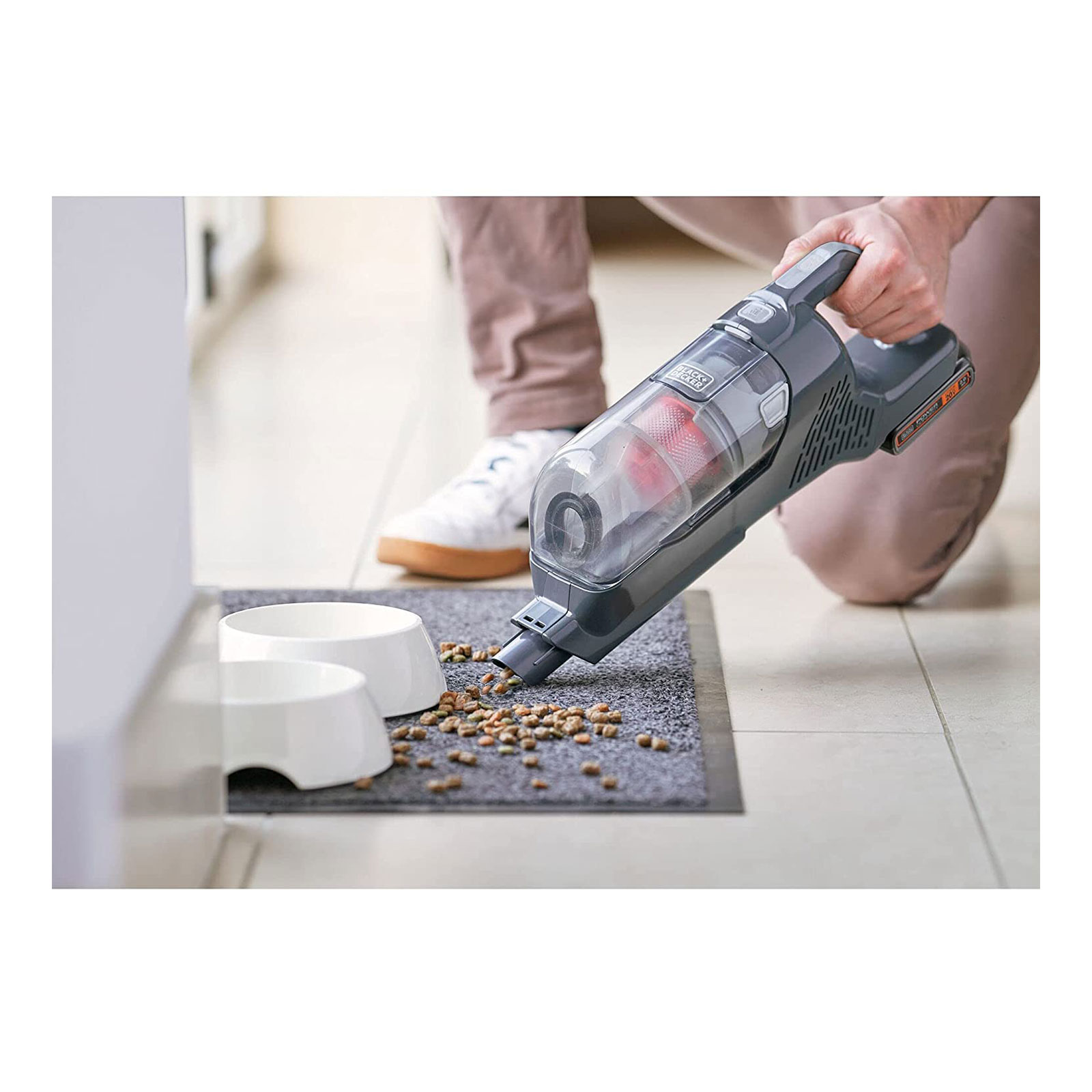 Black + Decker BHFEA18D1 Akku-Handstaubsauger mit Stiel