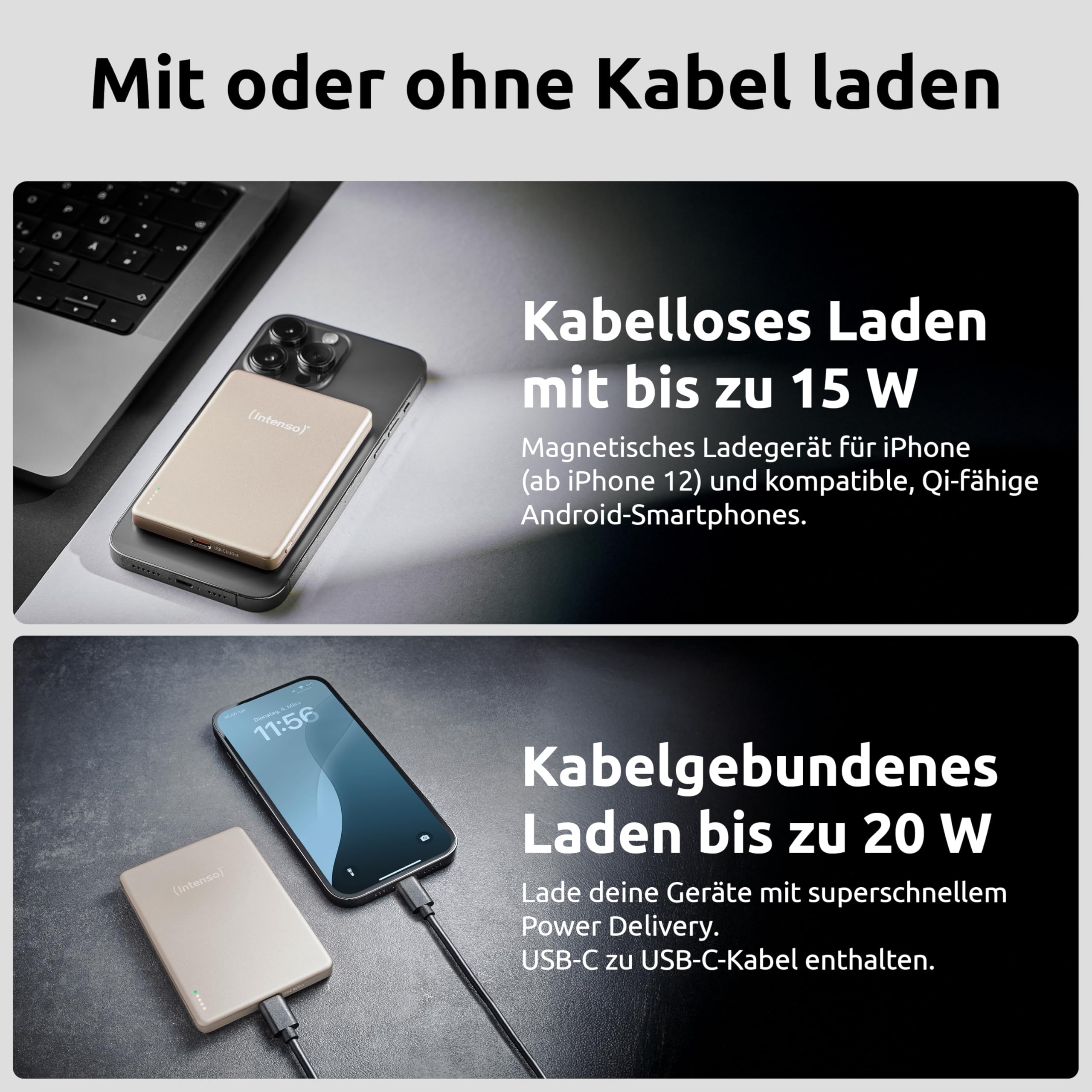 Intenso MW5000 Magnetische Powerbank 5000 mAh