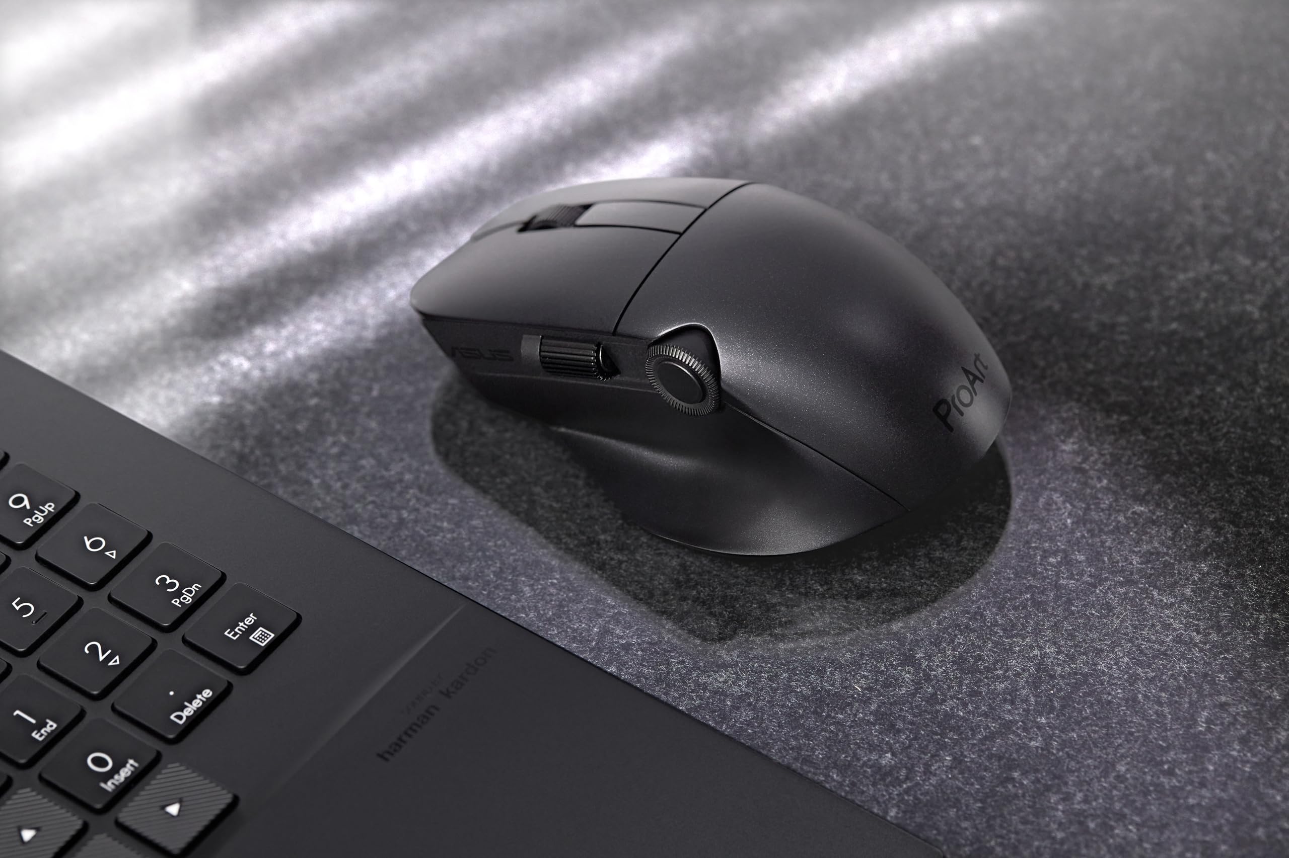 ASUS ProArt Maus MD300, Schwarz (RF Wireless, Bluetooth)