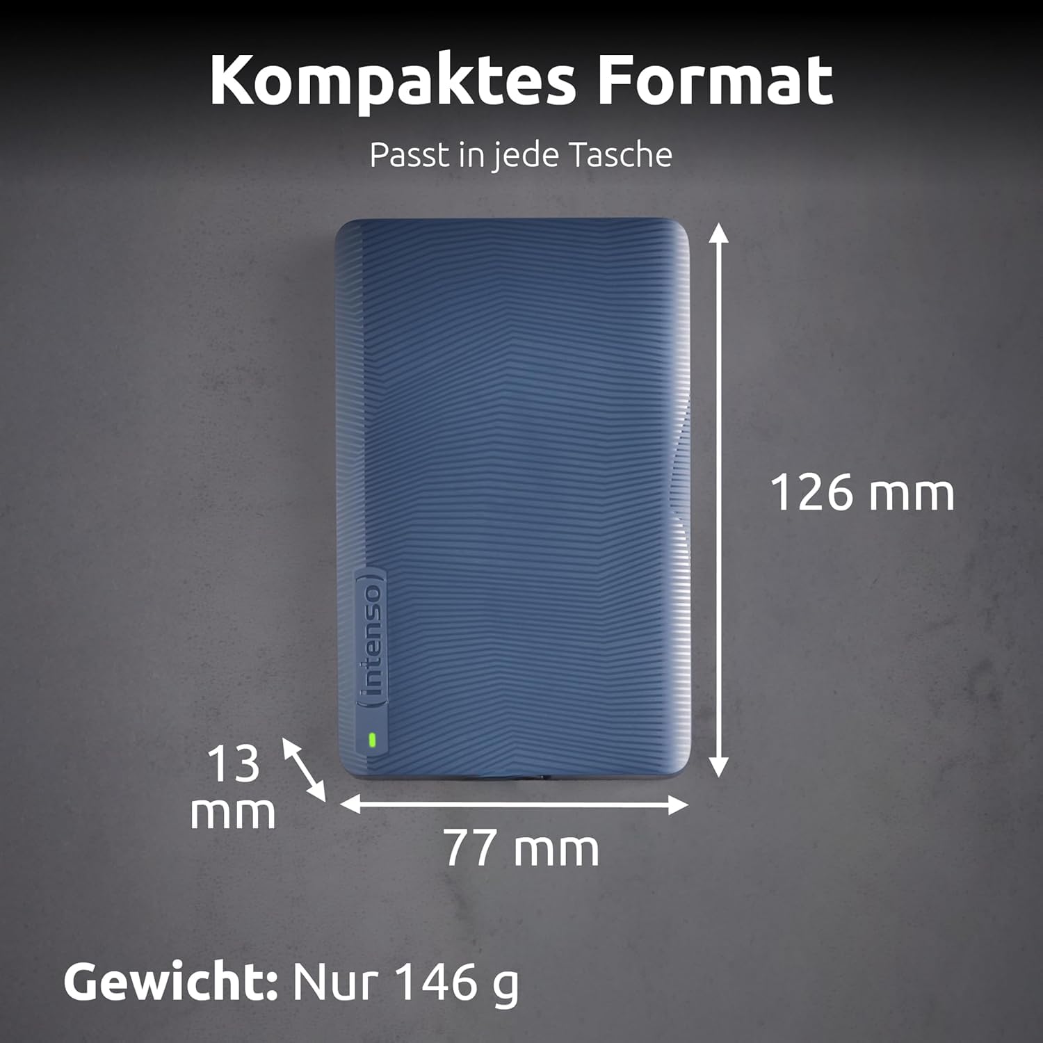 Intenso Memory Safe 2 TB Tragbare Externe Festplatte