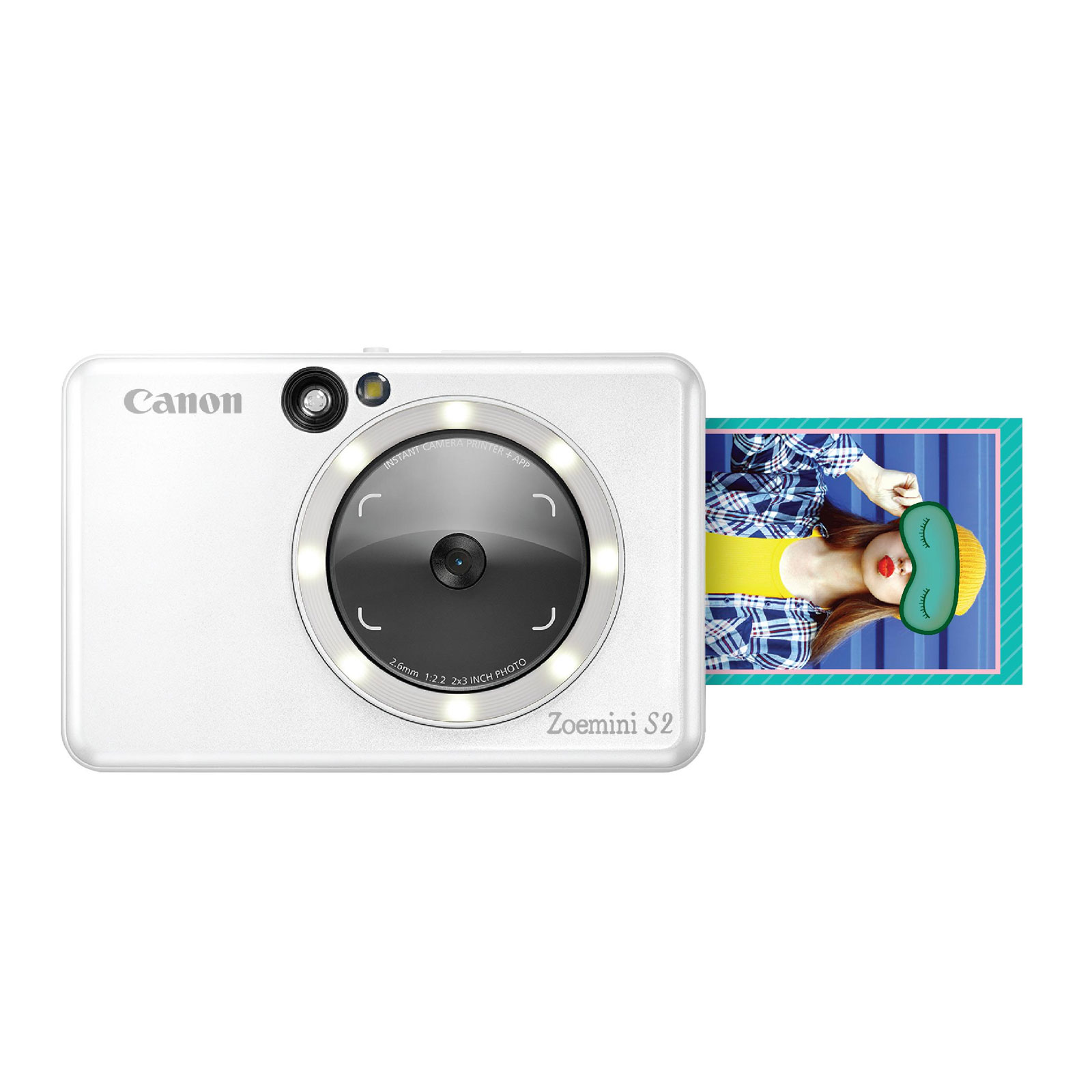 Canon Zoemini S2 Sofortbildkamera perlweiss