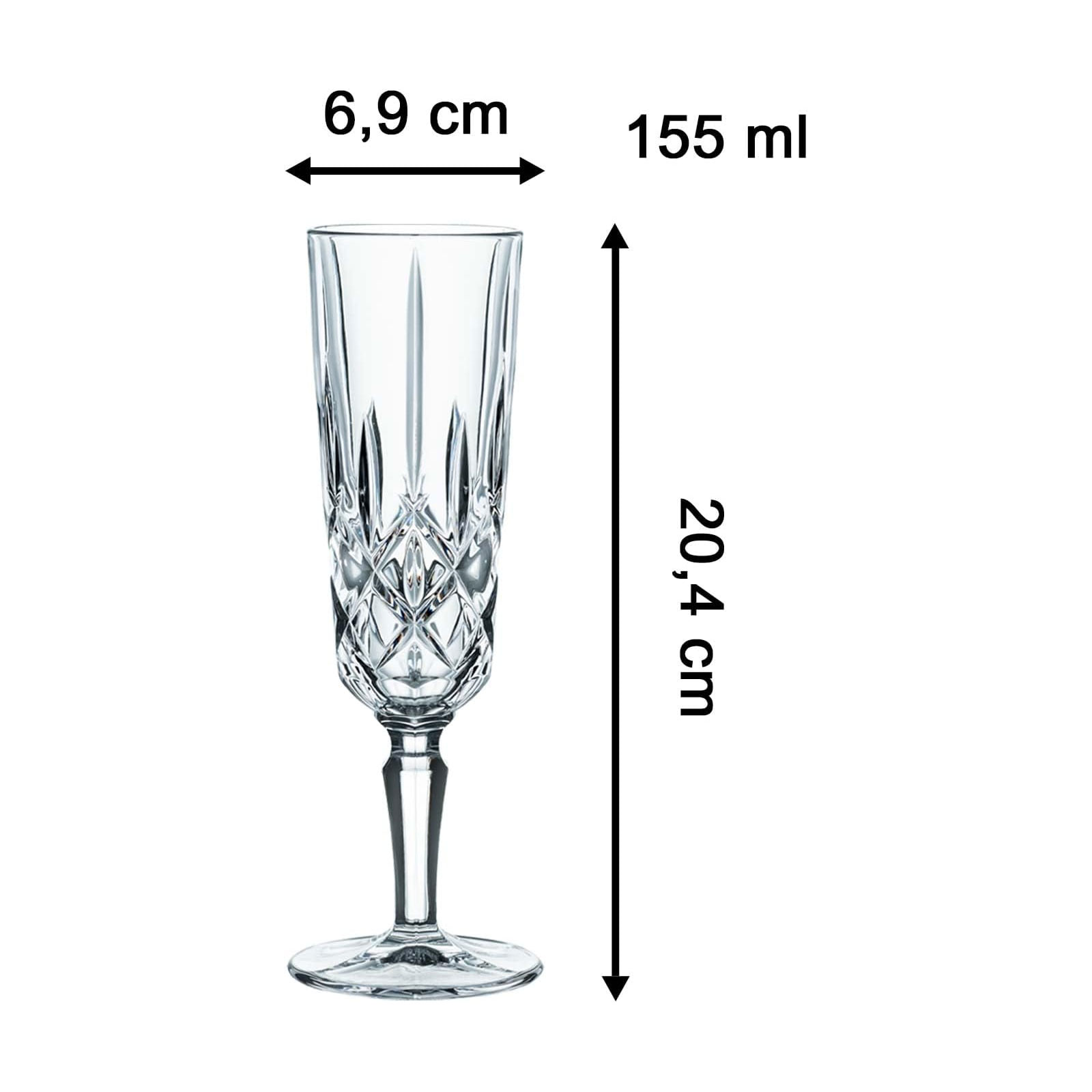 Nachtmann Noblesse 104896 617/9 Champagnerglas Set 6-tlg.
