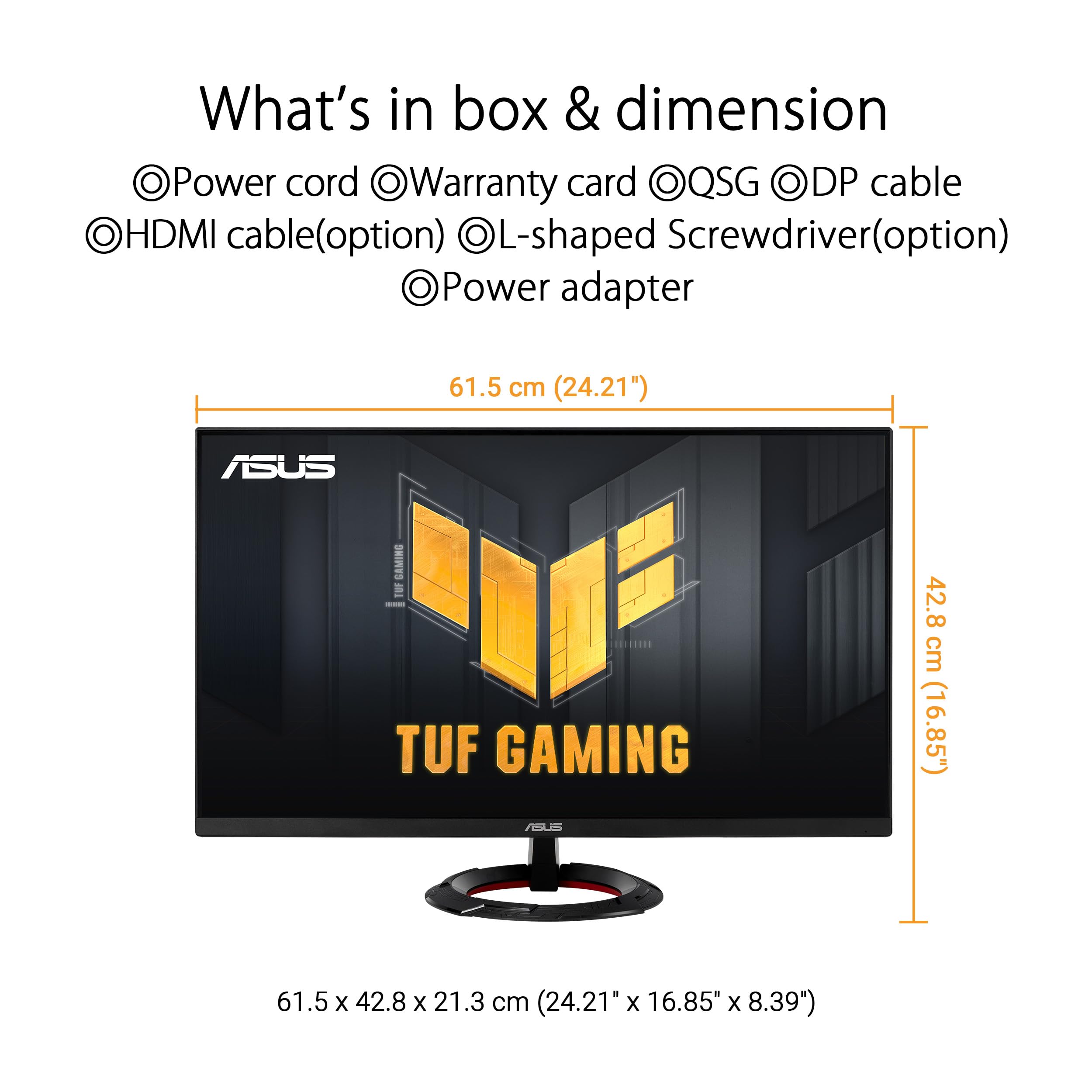 ASUS TUF Gaming VG279Q3R - 27 Zoll Full HD Monitor