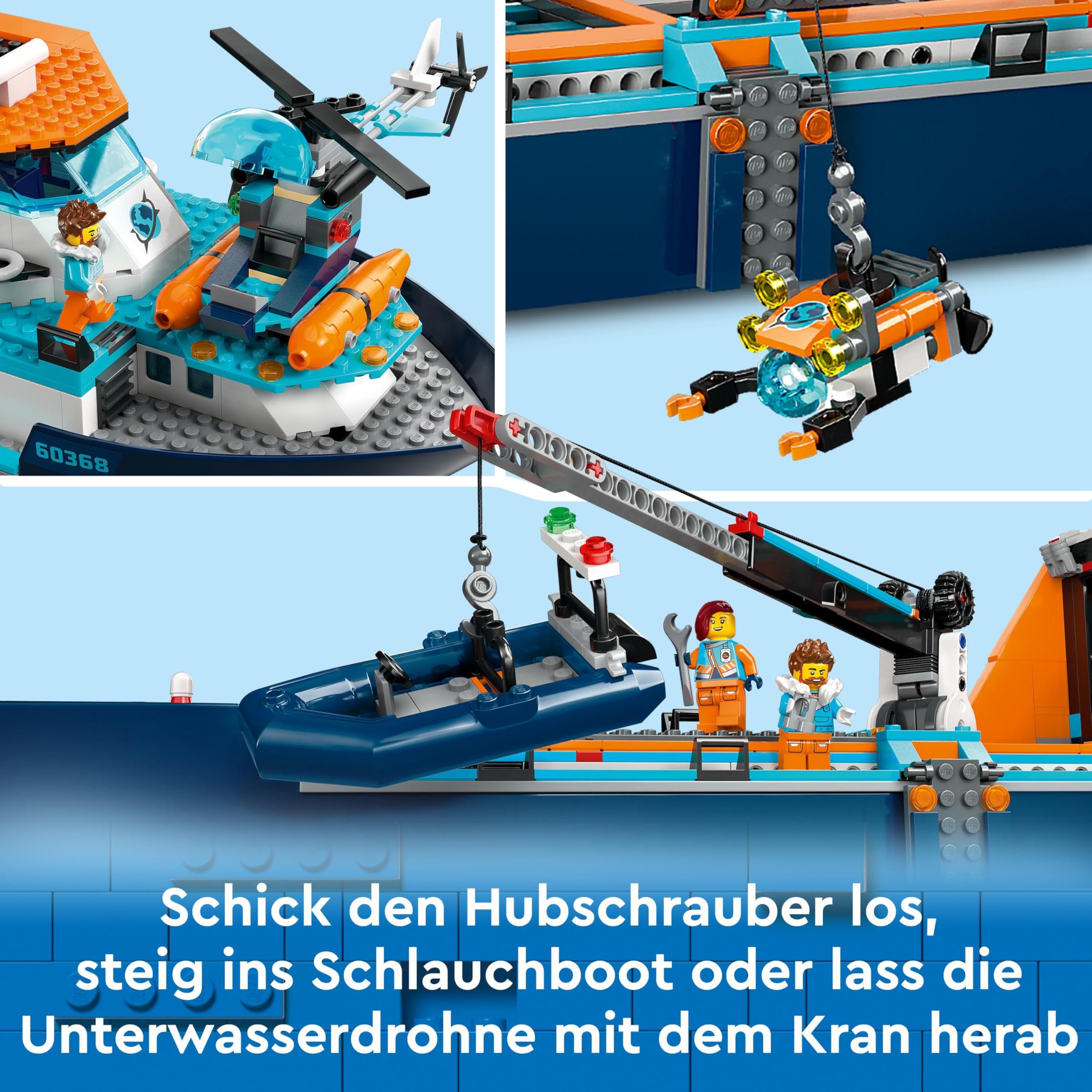 LEGO City Arktis-Forschungsschiff 60368