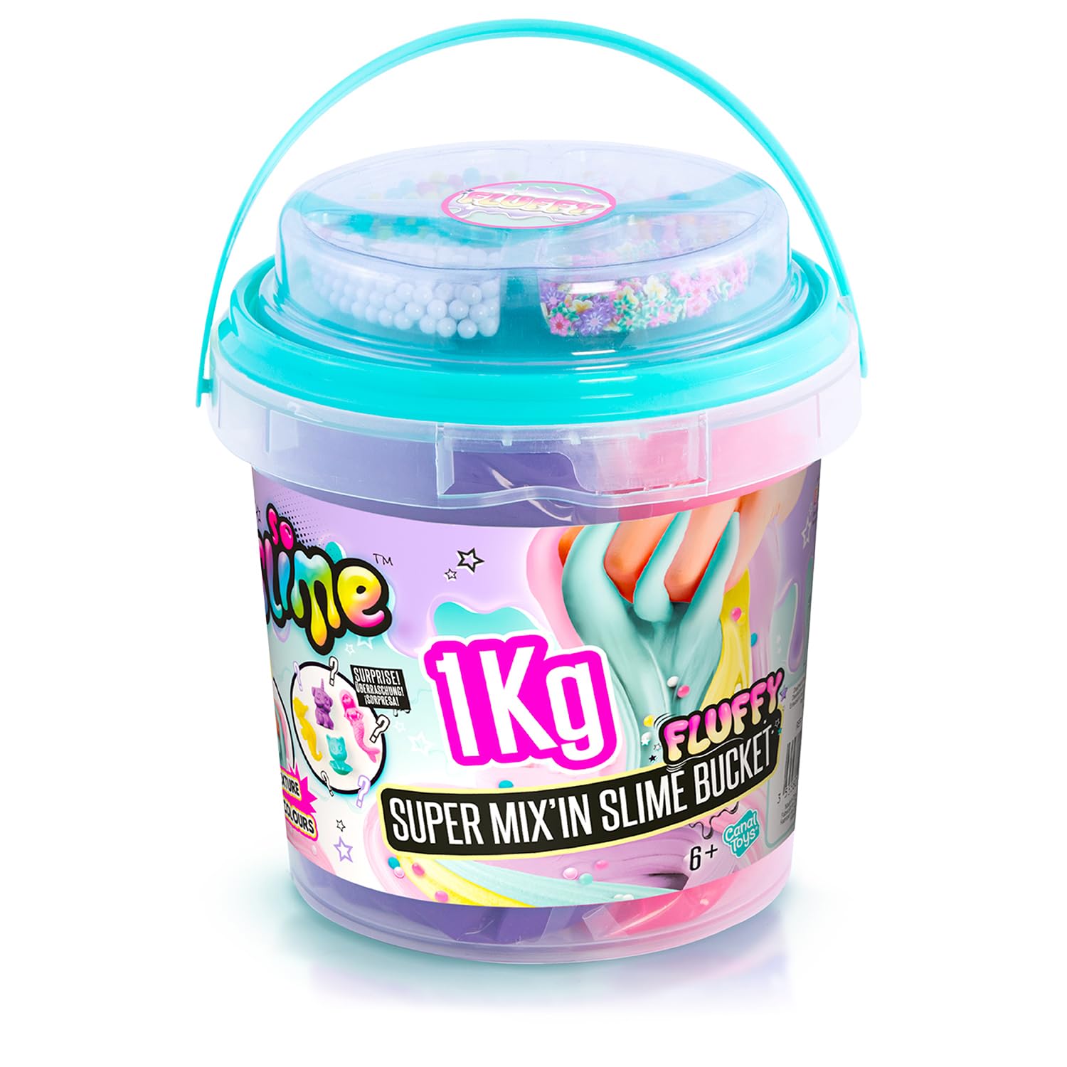 Canal Toys - So Slime - 1 kg fertiger Schleim-Eimer - Mix’in & dekorieren