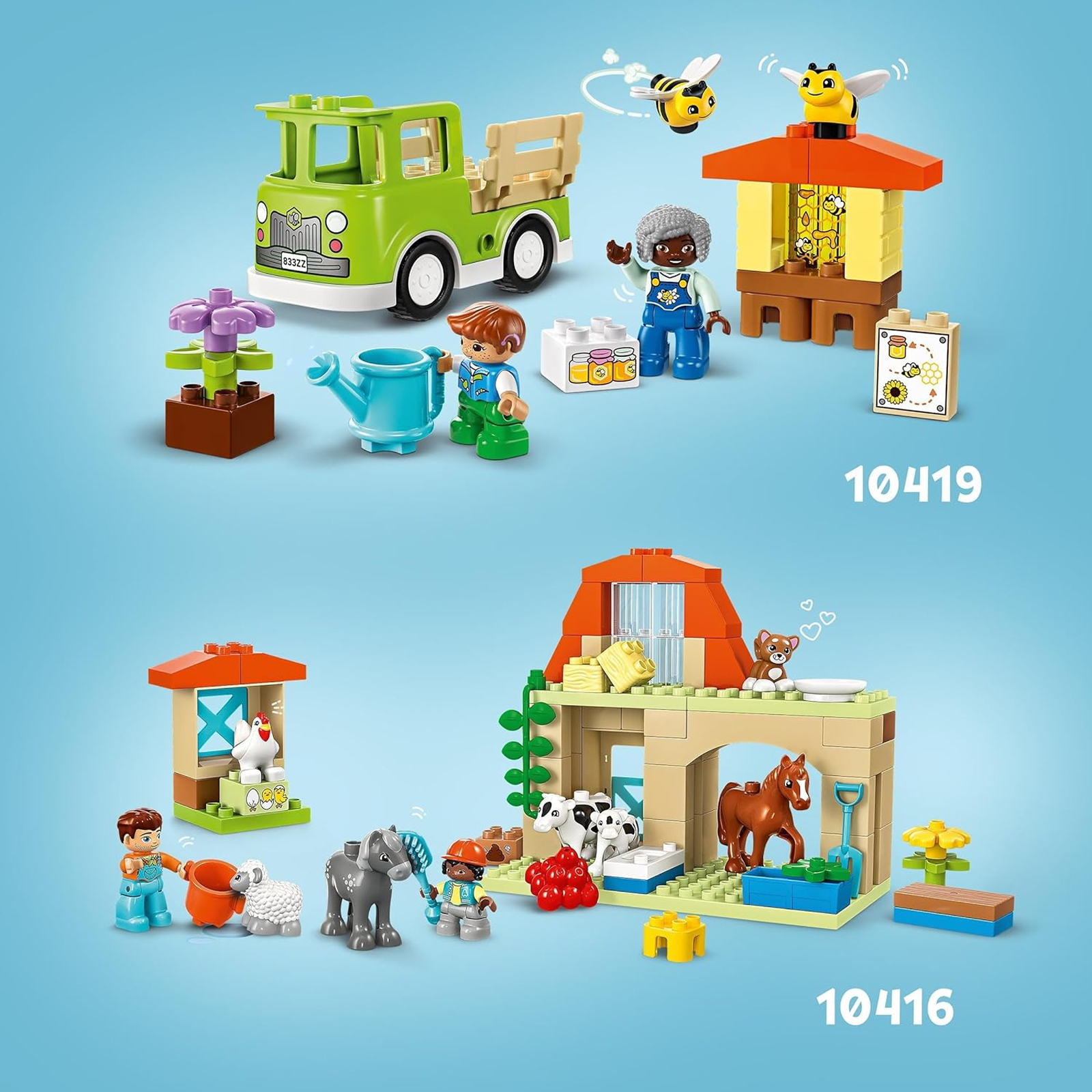 LEGO DUPLO Town Imkerei und Bienenstöcke, Lernspielzeug für Kleinkinder