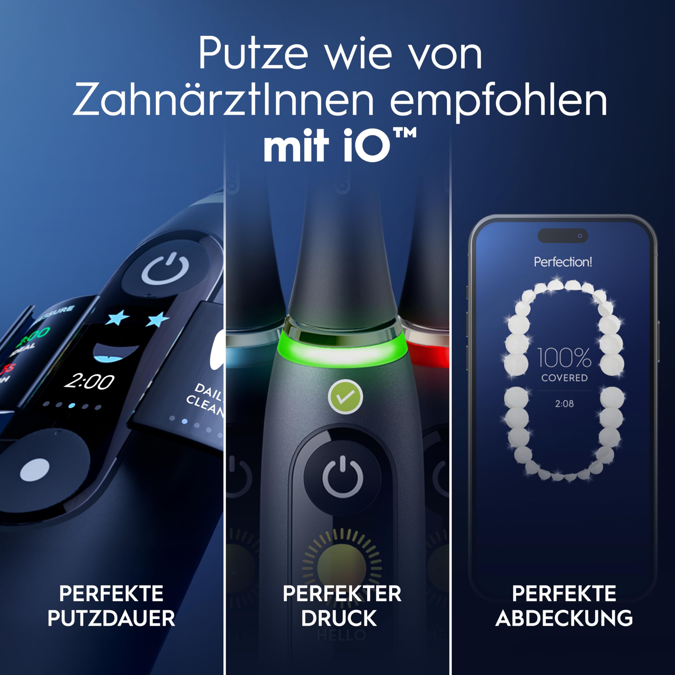 Oral-B iO9 black Geschenk. Zahnbürste
