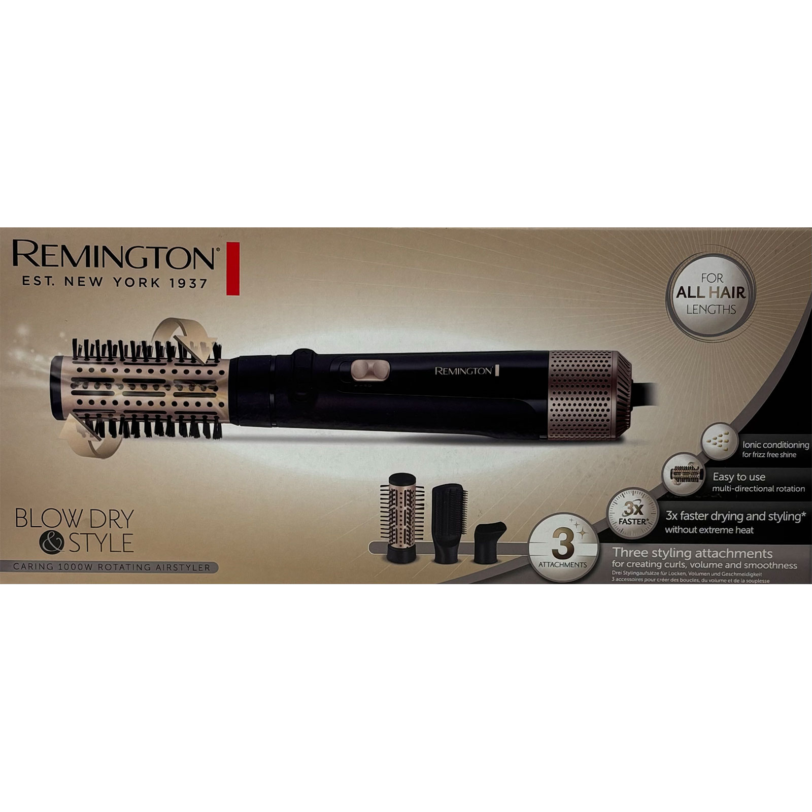 REMINGTON Warmluftbürste AS7580 Blow Dry &; Style