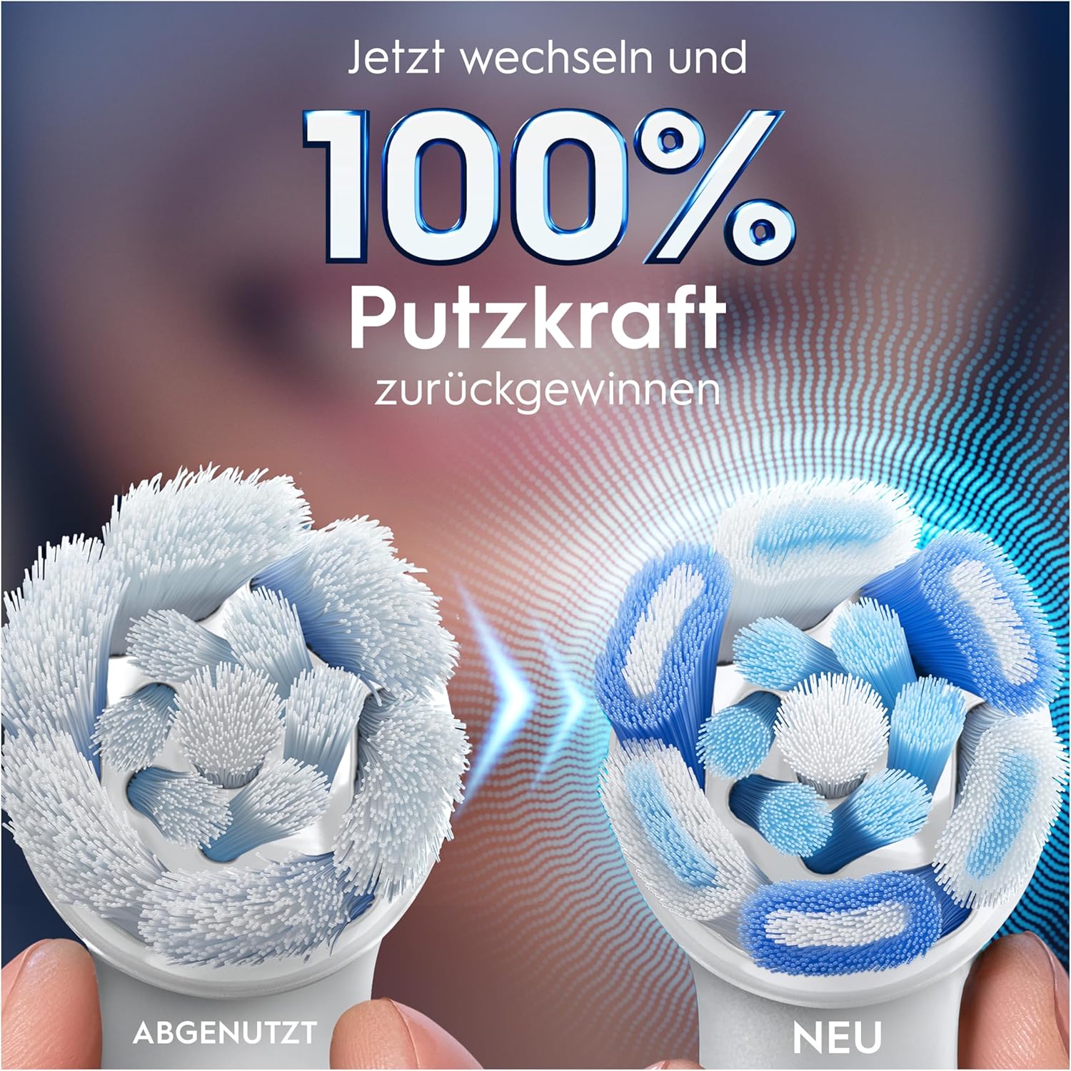 Oral-B iO Ultimative Reinigung, Original Aufsteckbürsten, Weiß, 4er