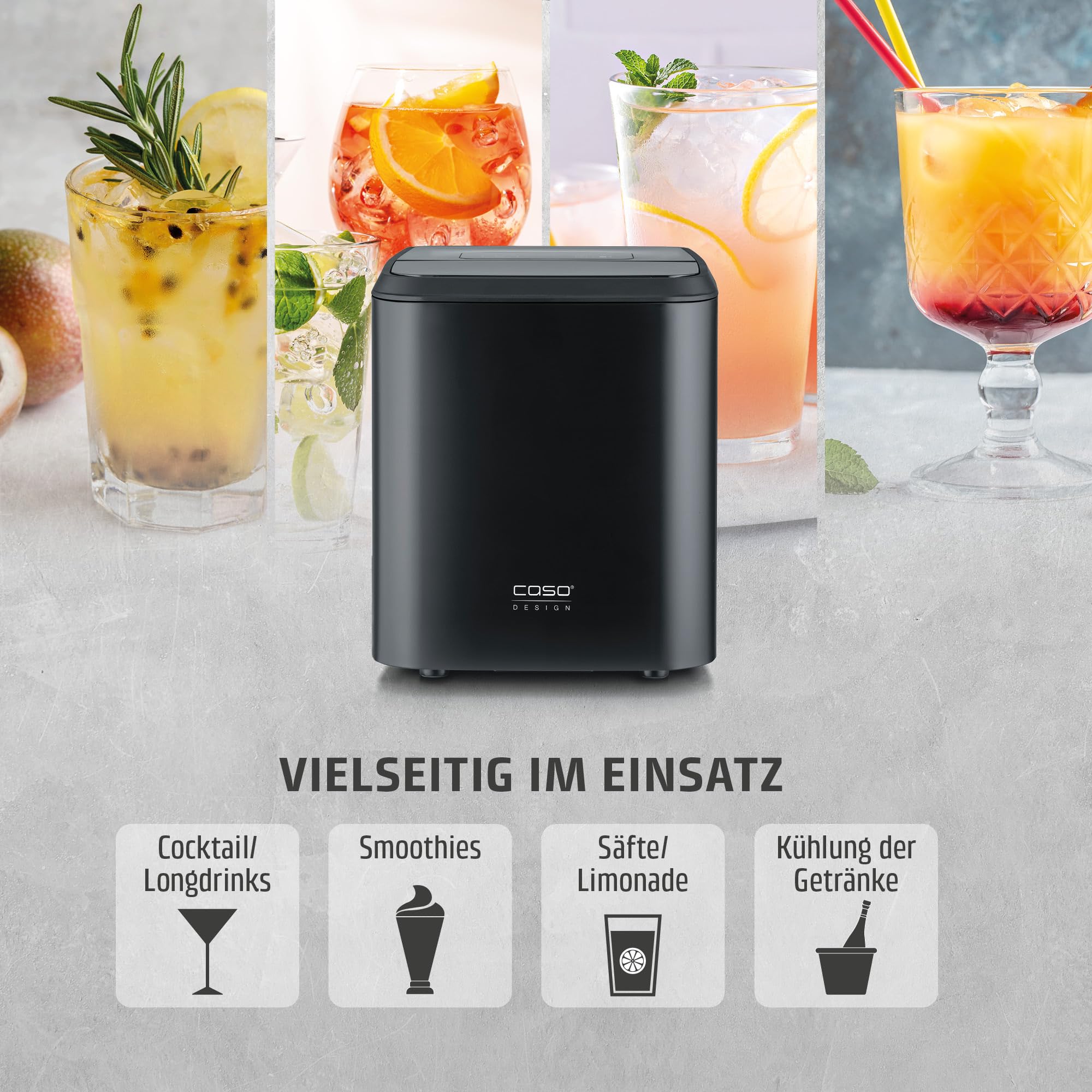 CASO Clear Ice Advanced Eiswürfelbereiter mit Kompressor