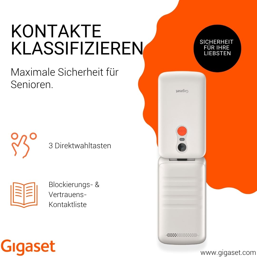 Gigaset GL 595 Pearl White Handy Gigaset GL 595 Pearl White Handy
