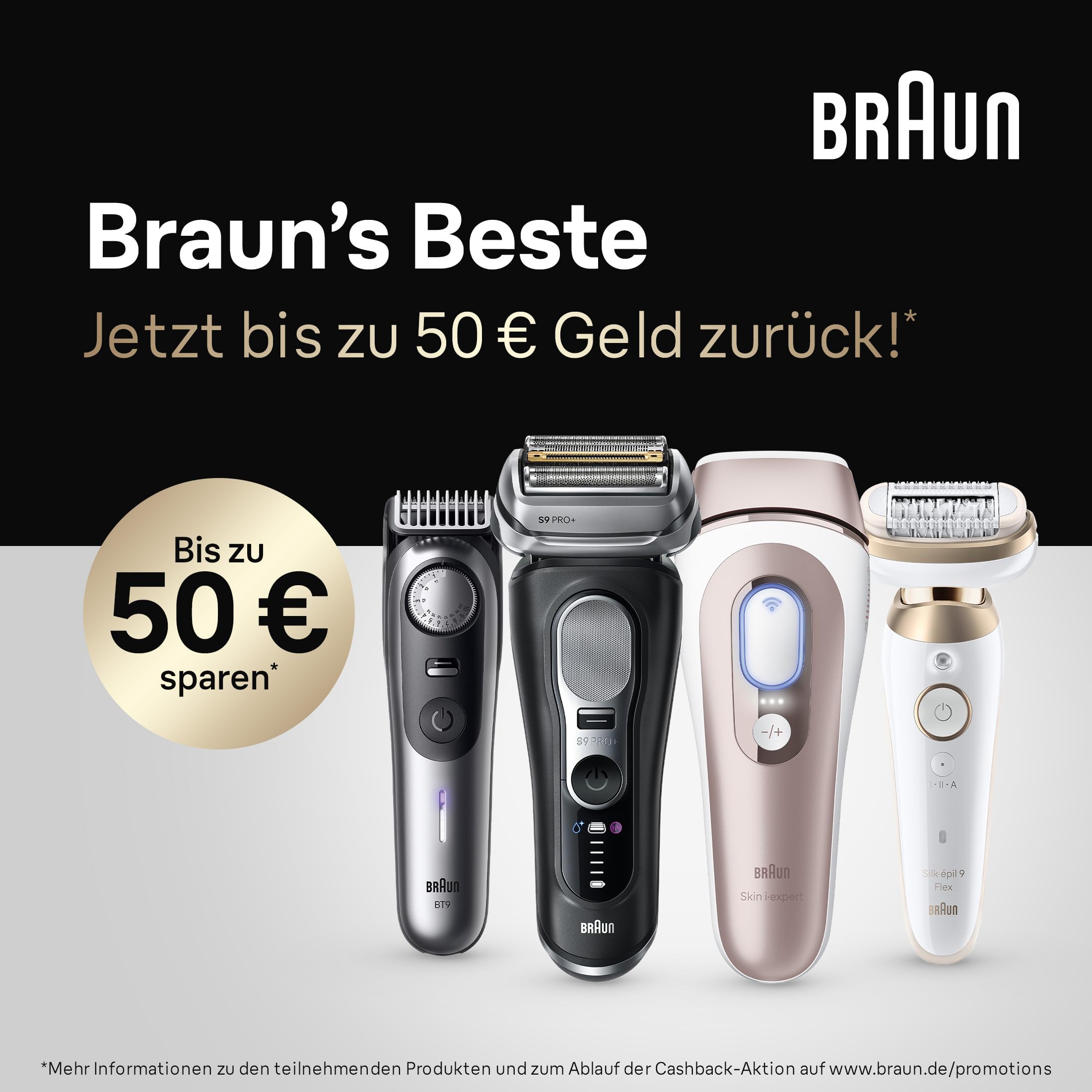 Braun Series 7 Elektrorasierer Herren, Rasierapparat mit 60 Min. Akkulaufzeit
