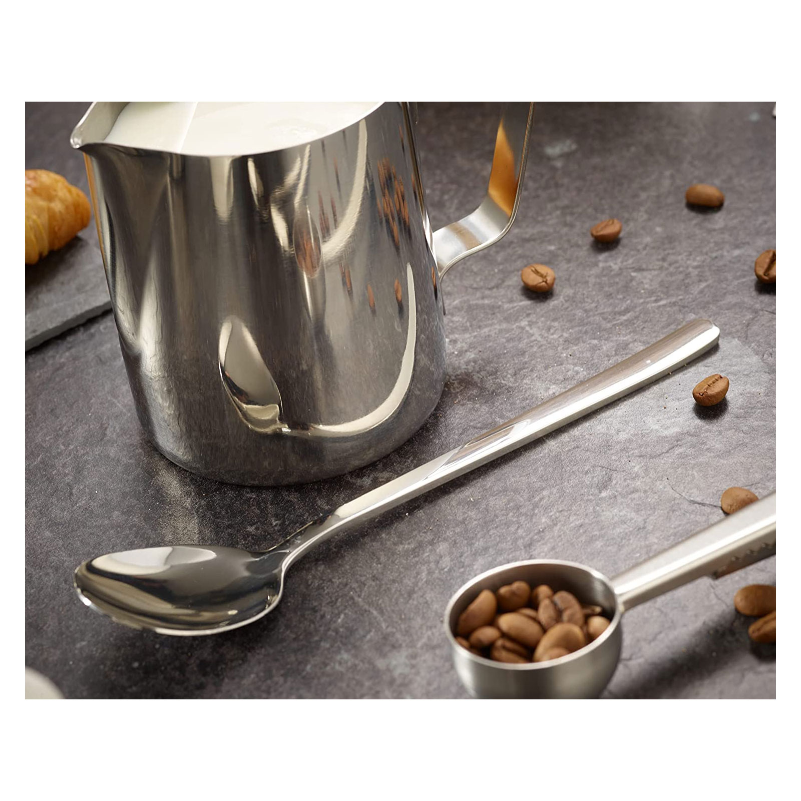 Echtwerk EW-BA-3501  Kaffeezubehör-Set 23tlg, 350 ml, silber