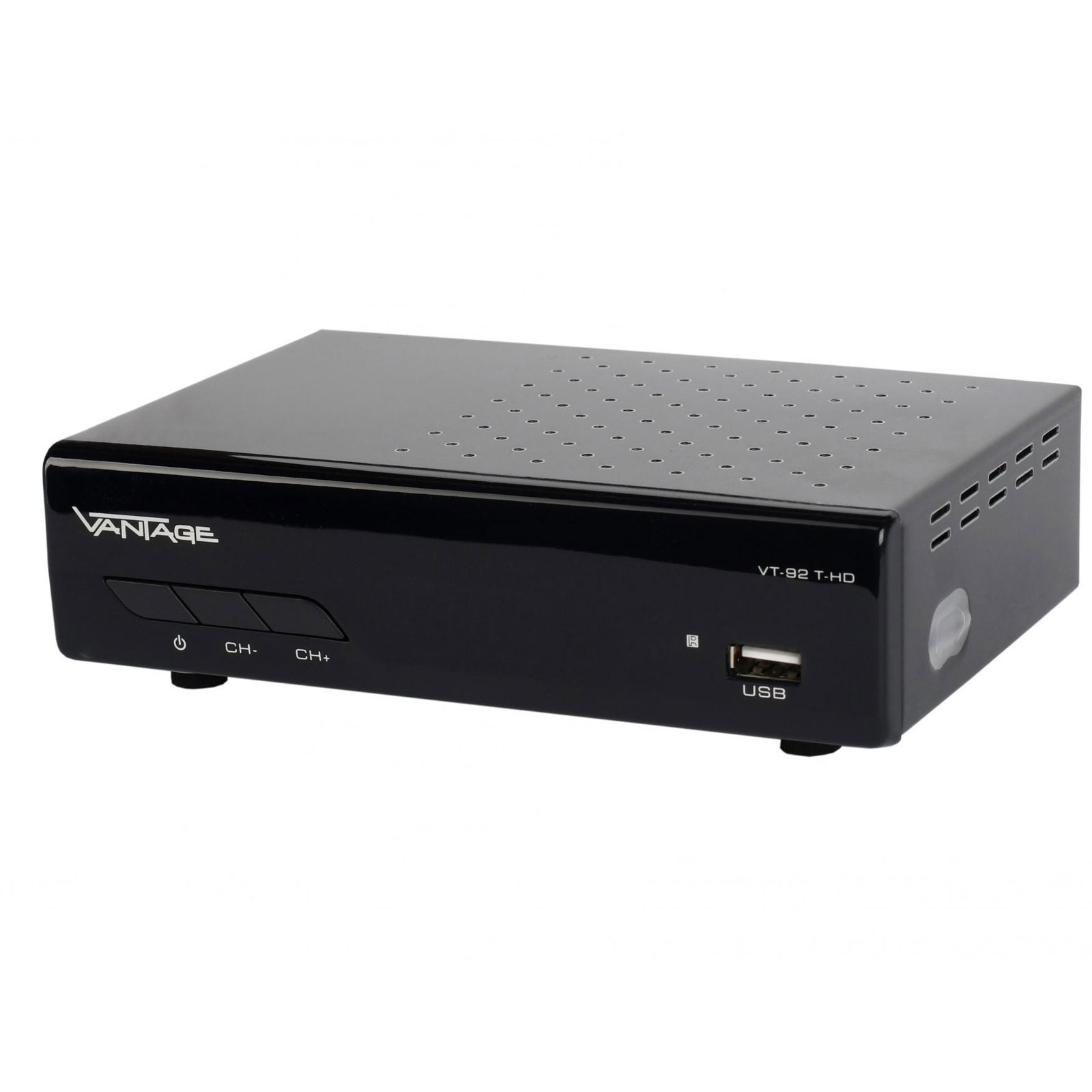 Vantage VT-92 T-HD Receiver (DVB T2, HEVC, Display, USB, HDMI, SCART, Mediaplayer) schwarz Vantage VT-92 T-HD Receiver (DVB T2, HEVC, Display, USB, HDMI, SCART, Mediaplayer) schwarz