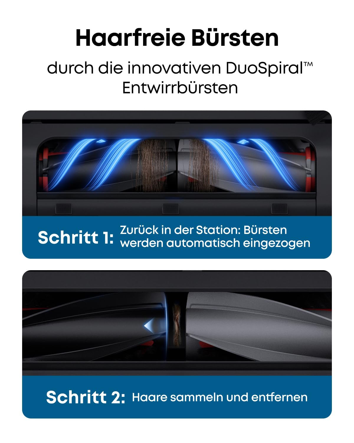 eufy Omni E25 schwarz Saugroboter mit Wischfunktion